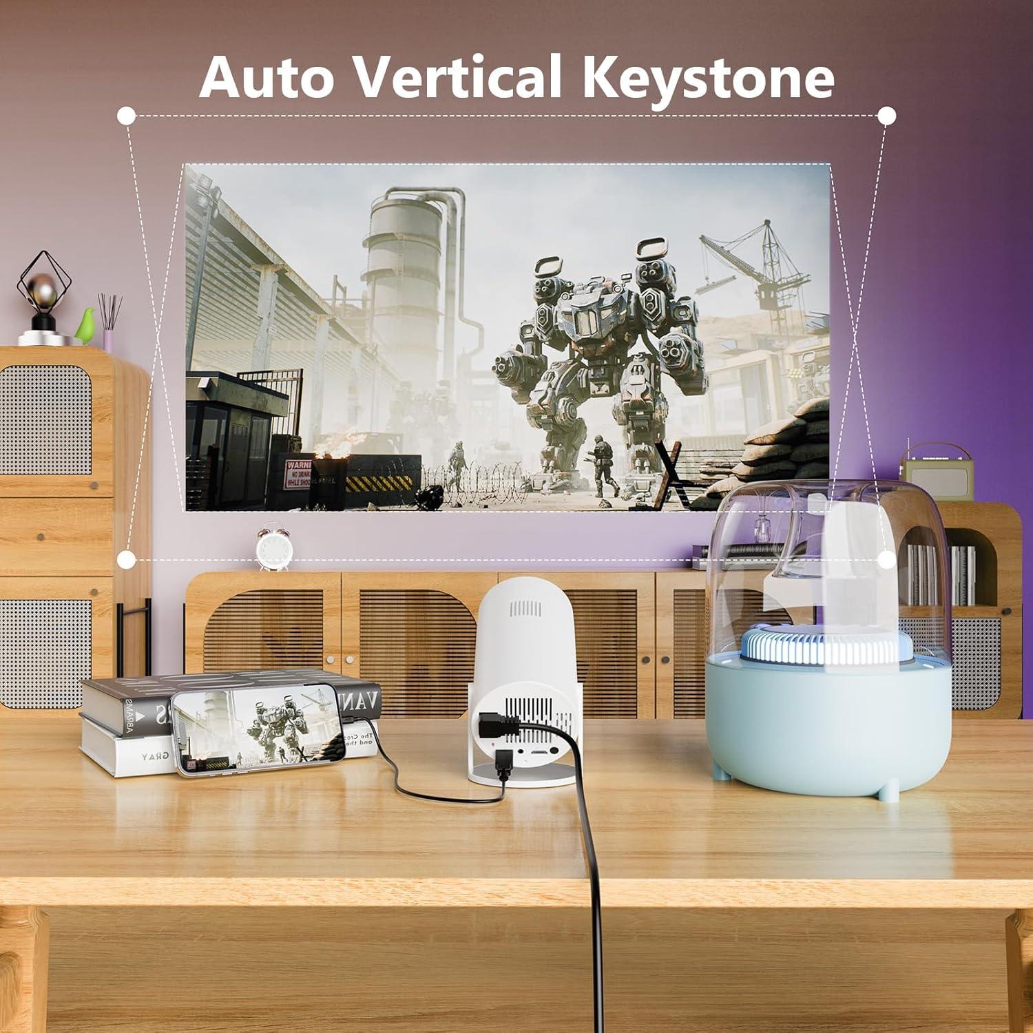 Proyector Portátil Sucetiho WiFi Bluetooth 720P 200"