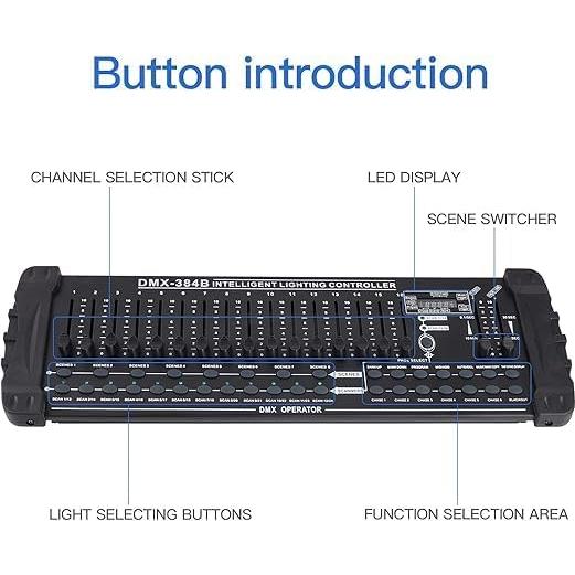 Controlador DMX 384 Canales Holdlamp para Iluminación