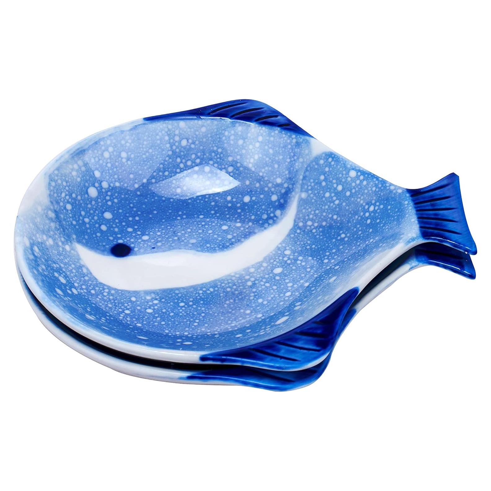 Juego de 2 Soportes de Cuchara Cerámica HPYNPES 16x13.5 cm