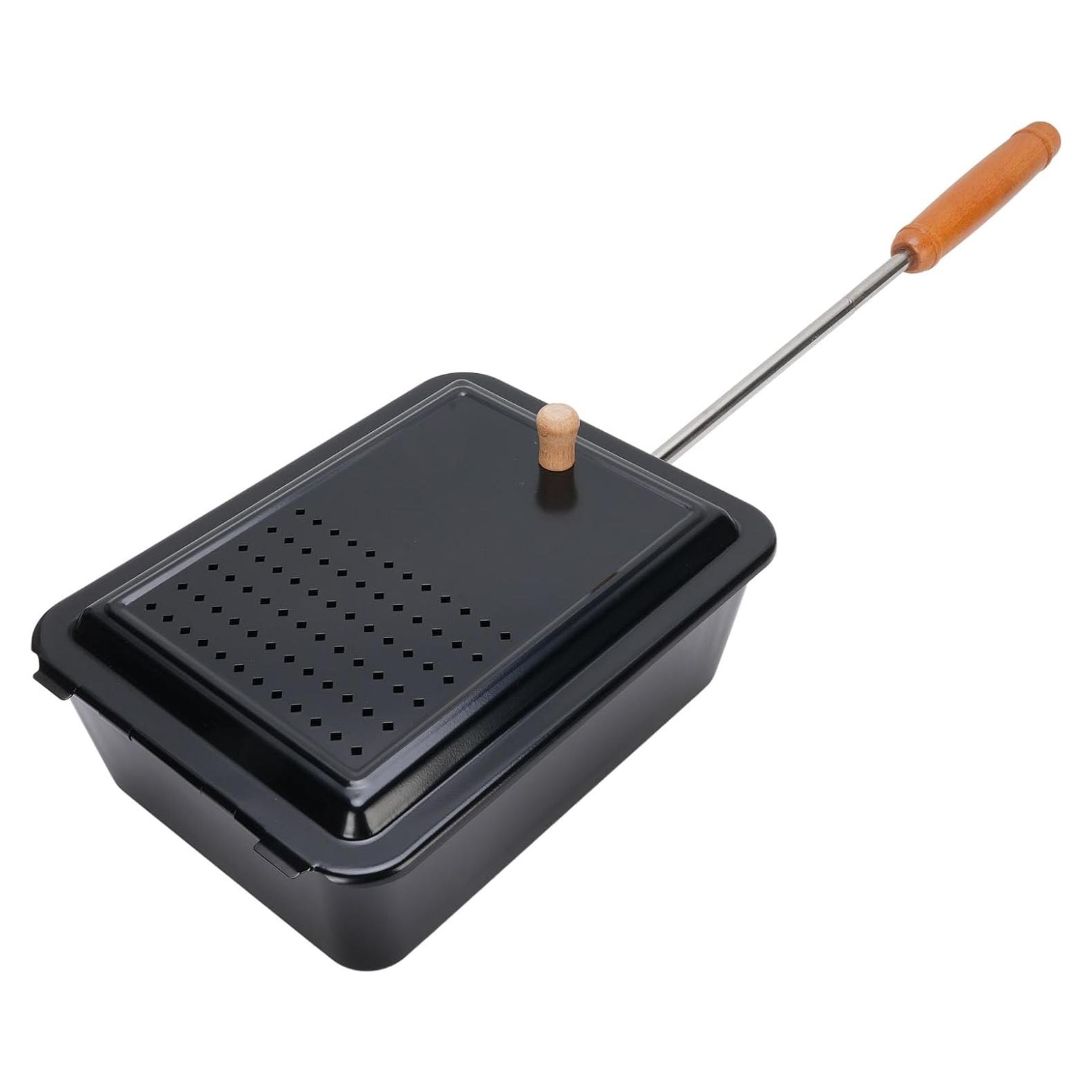 Bandeja para Hacer Palomitas Yosoo de Hierro con Mango de Madera