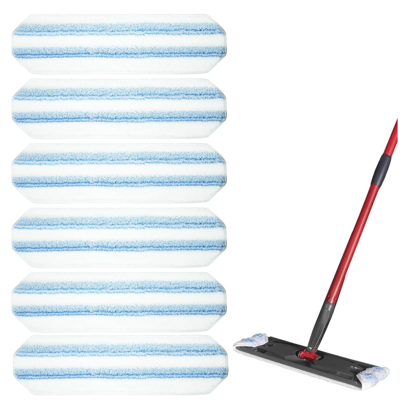 Paquete de 6 almohadillas de microfibra Ocedar H2Pro lavables