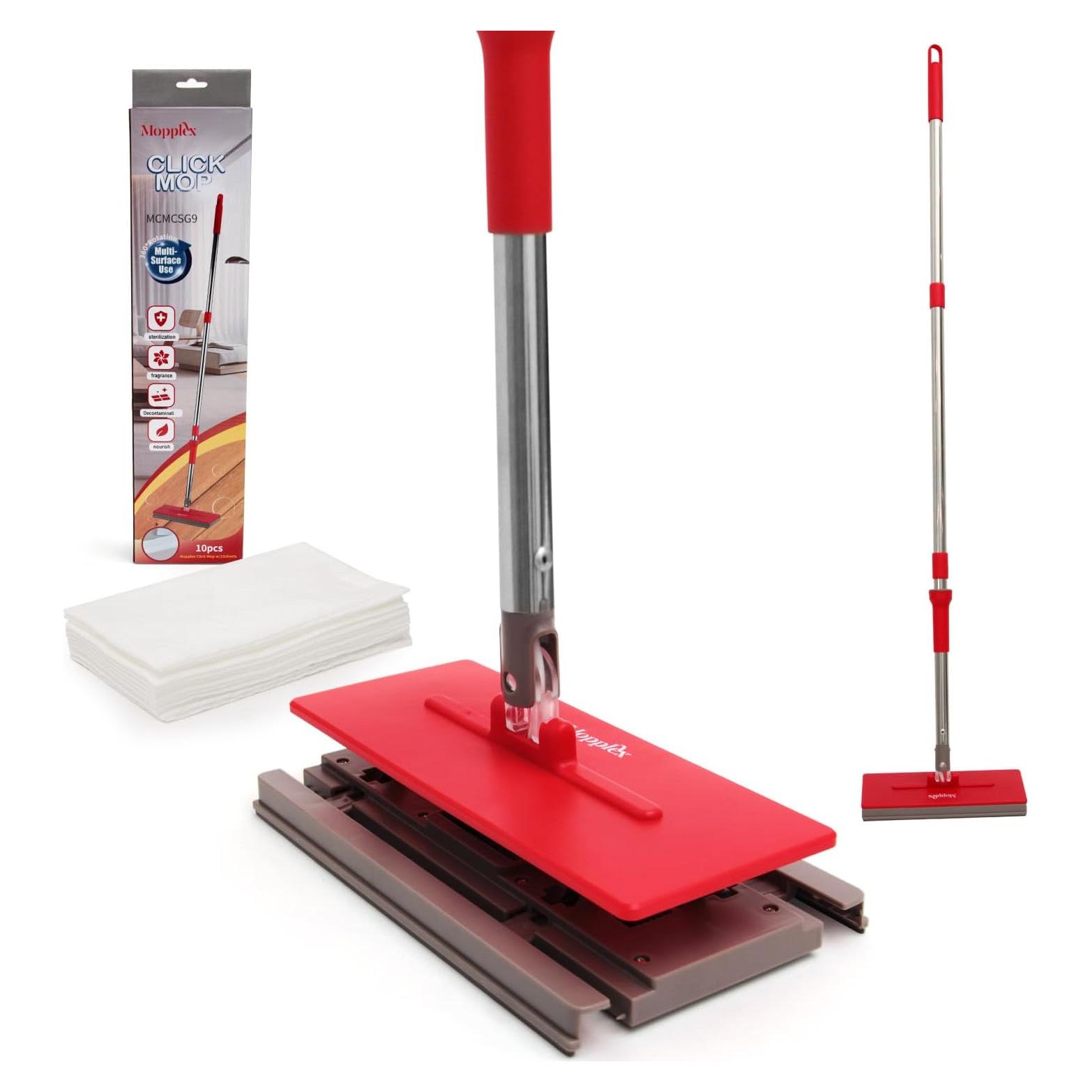 Mopa de Fregado Mopplex con 10 Hojas Desechables 0.82kg