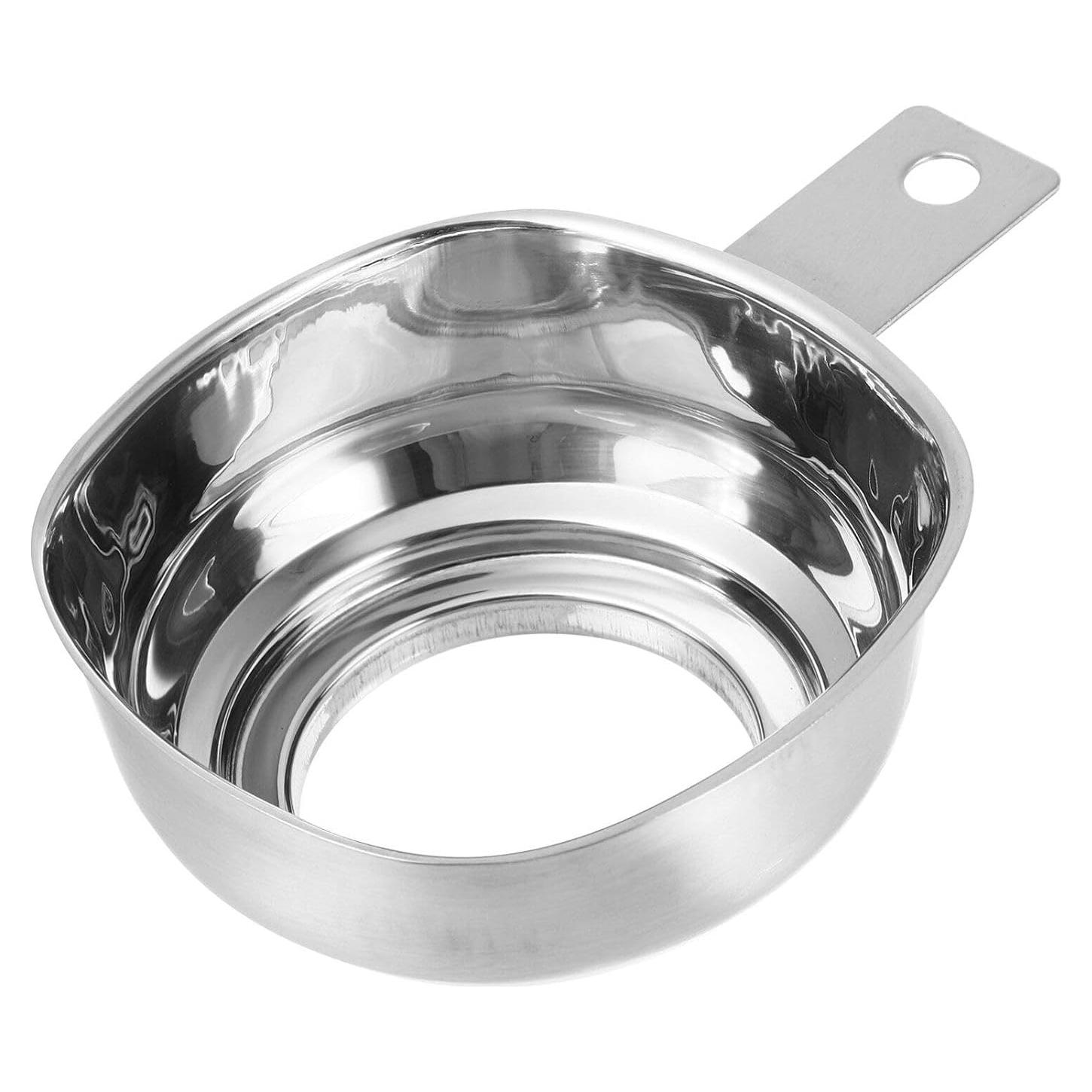 Embudo de Conservación Hemoton Acero Inoxidable Boca Ancha 5.5cm