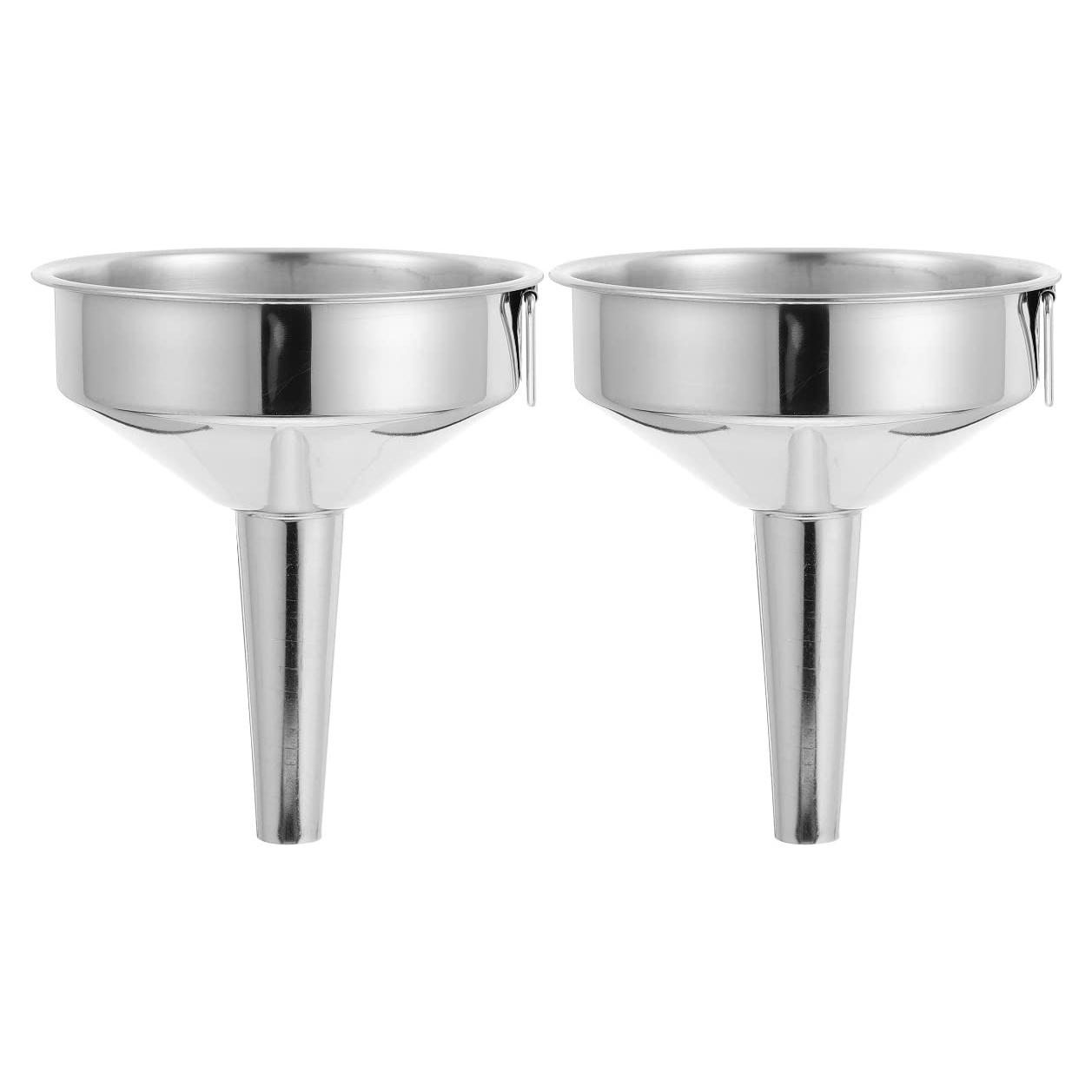 Embudo de Acero Inoxidable Hemoton 10cm para Cocina