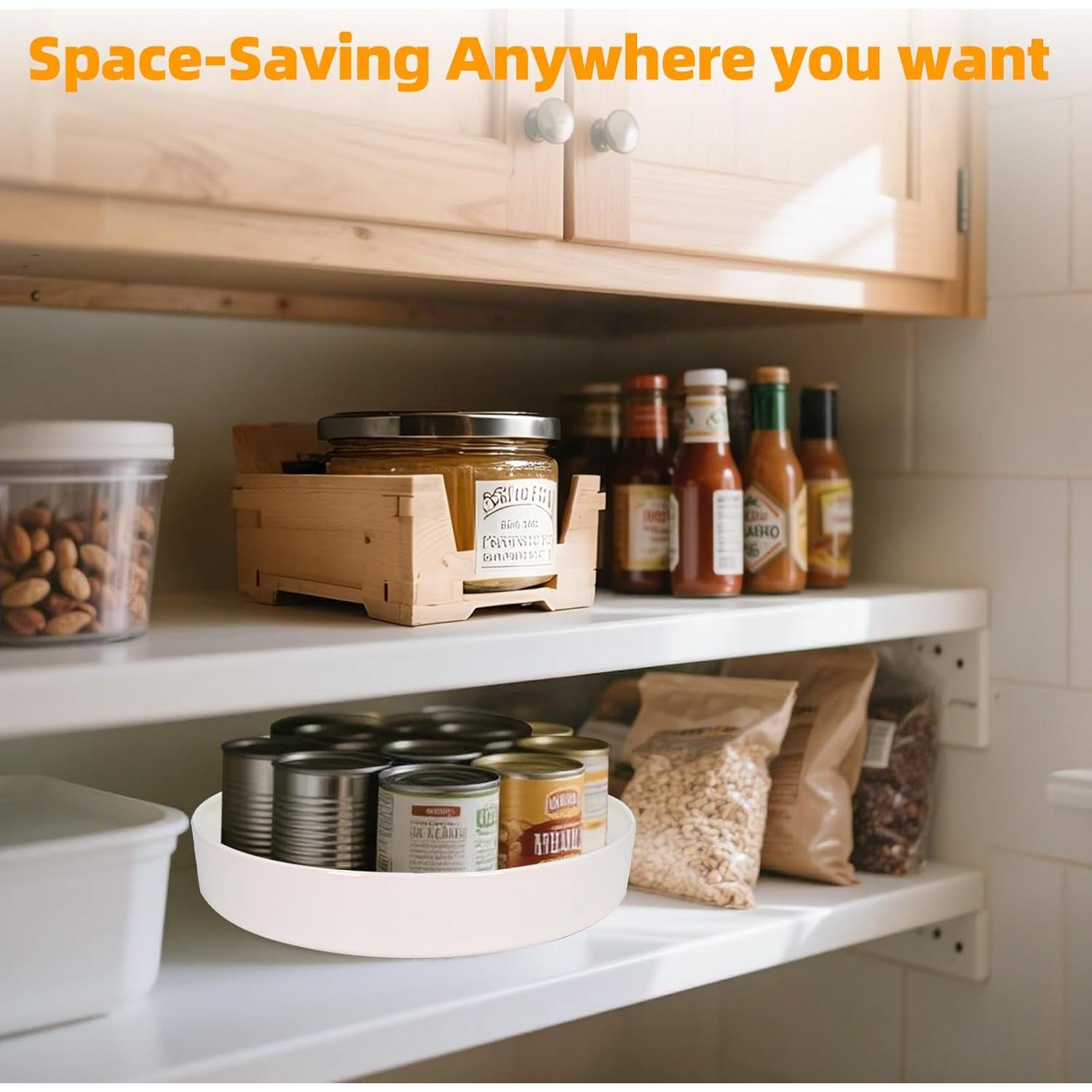 Organizador Giratorio de Metal Neotidy 25 cm Anti-Rust Blanco