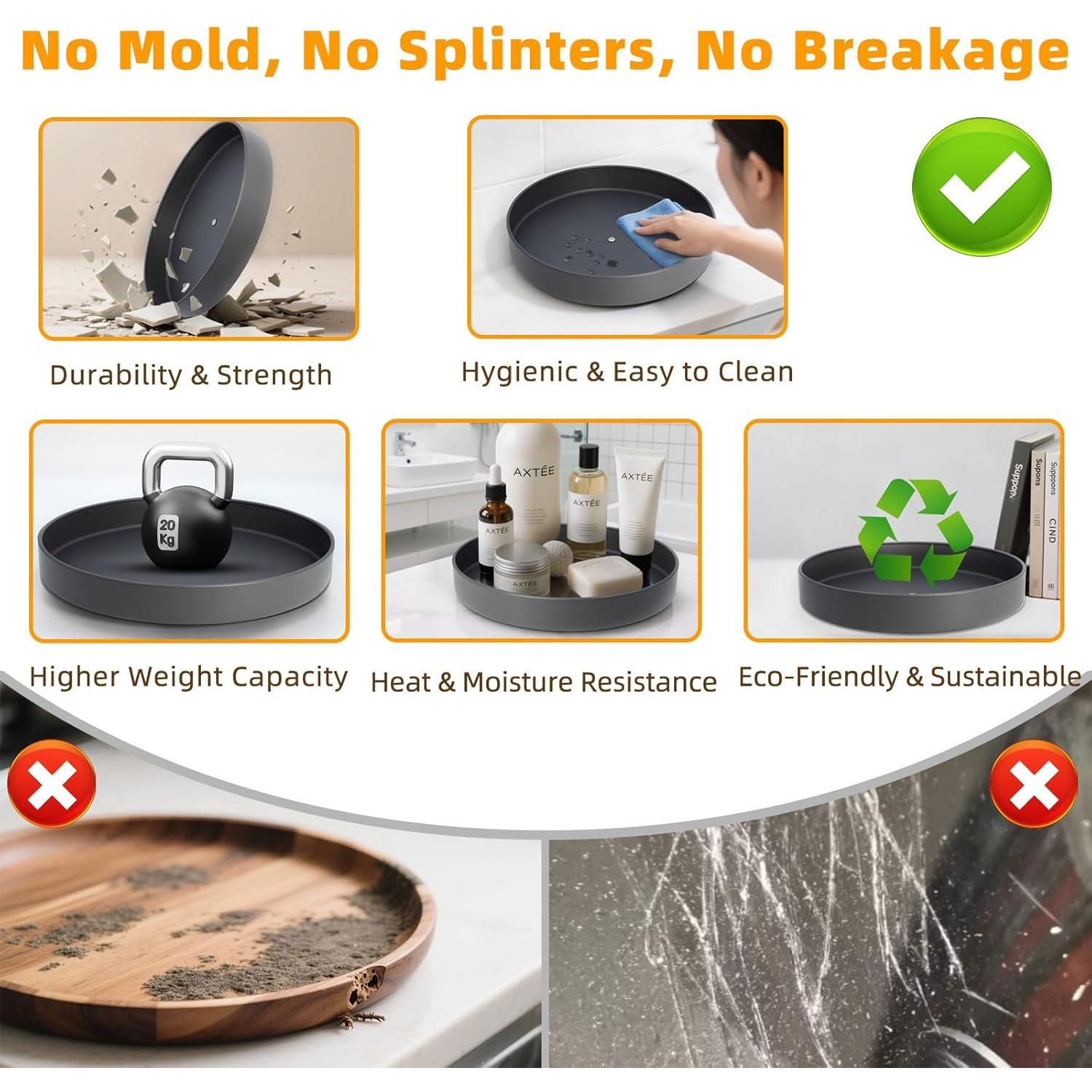 Organizador Giratorio de Metal Neotidy 30.48 cm Anti-Rust