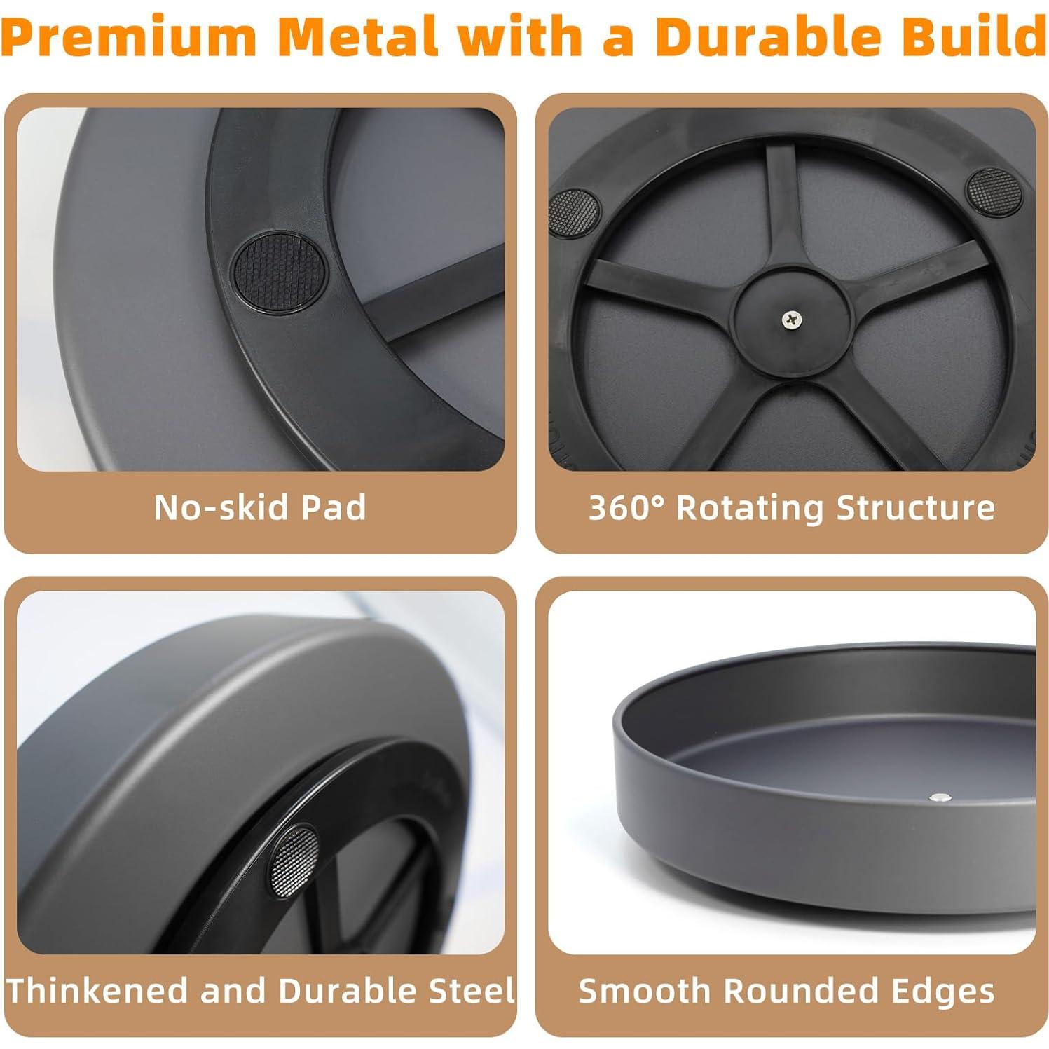 Organizador Giratorio de Metal Neotidy 30.48 cm Anti-Rust