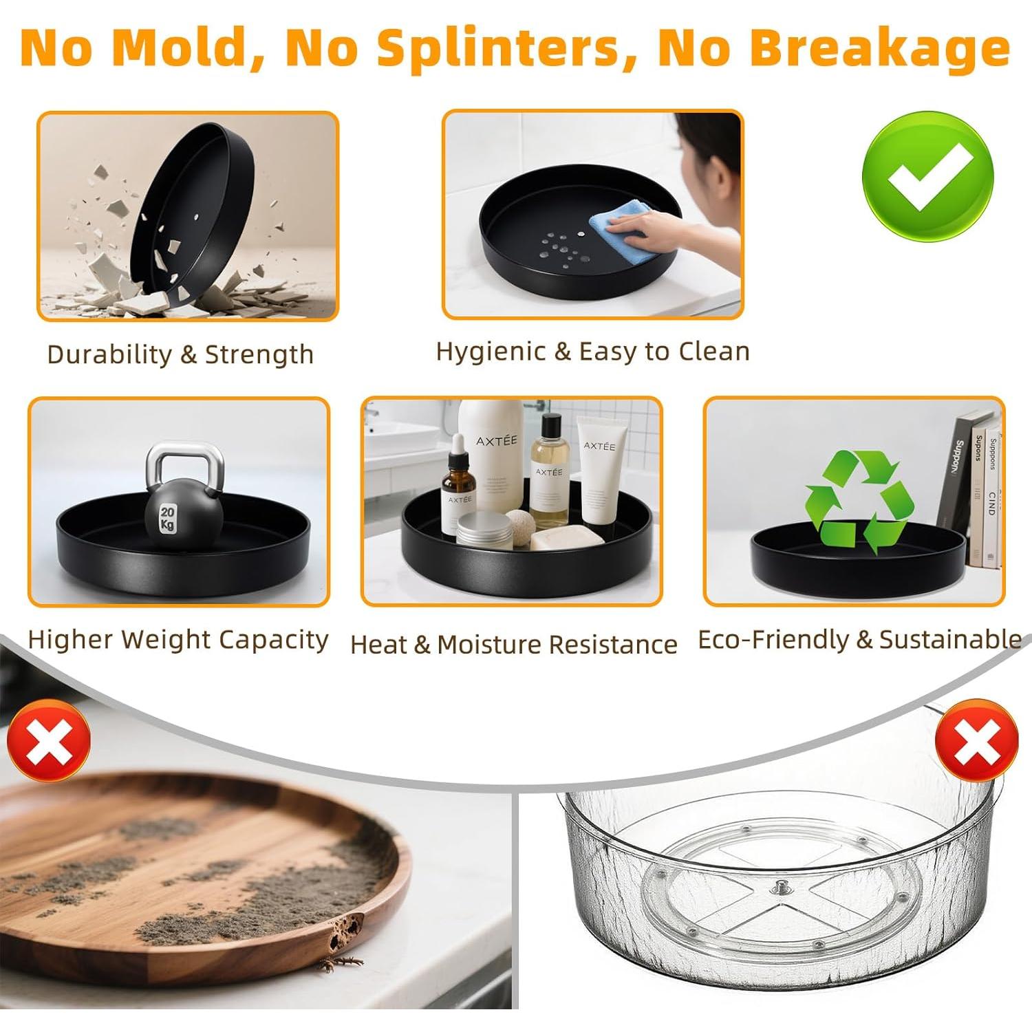 Organizador Giratorio de Metal Neotidy 30.48 cm Anti-Rust