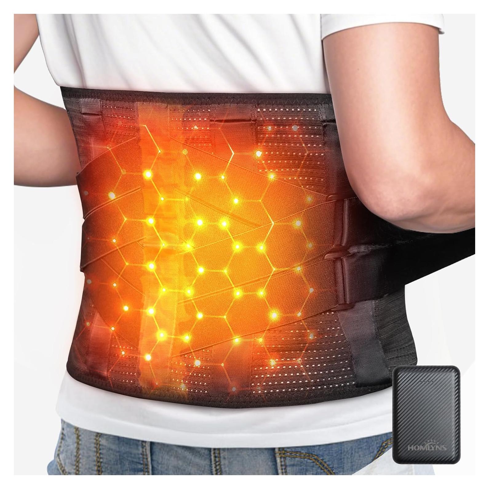 Almohadilla Térmica Inalámbrica HOMLYNS RelaxRite 142 cm 3 Niveles