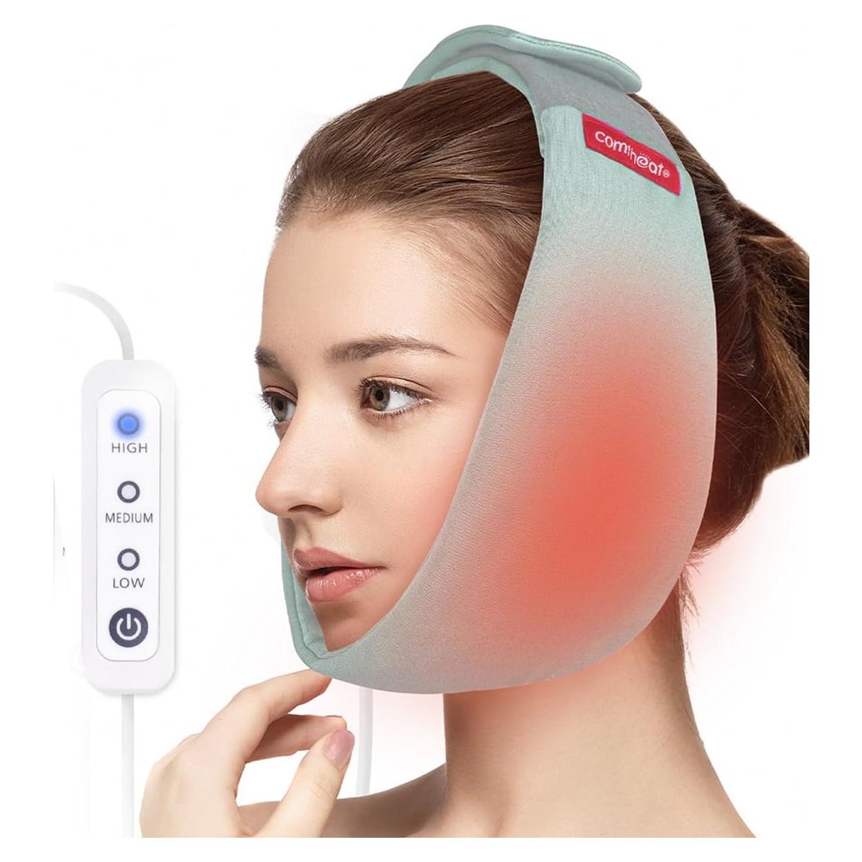 Almohadilla Térmica Facial Comfheat para TMJ USB 3 Calores