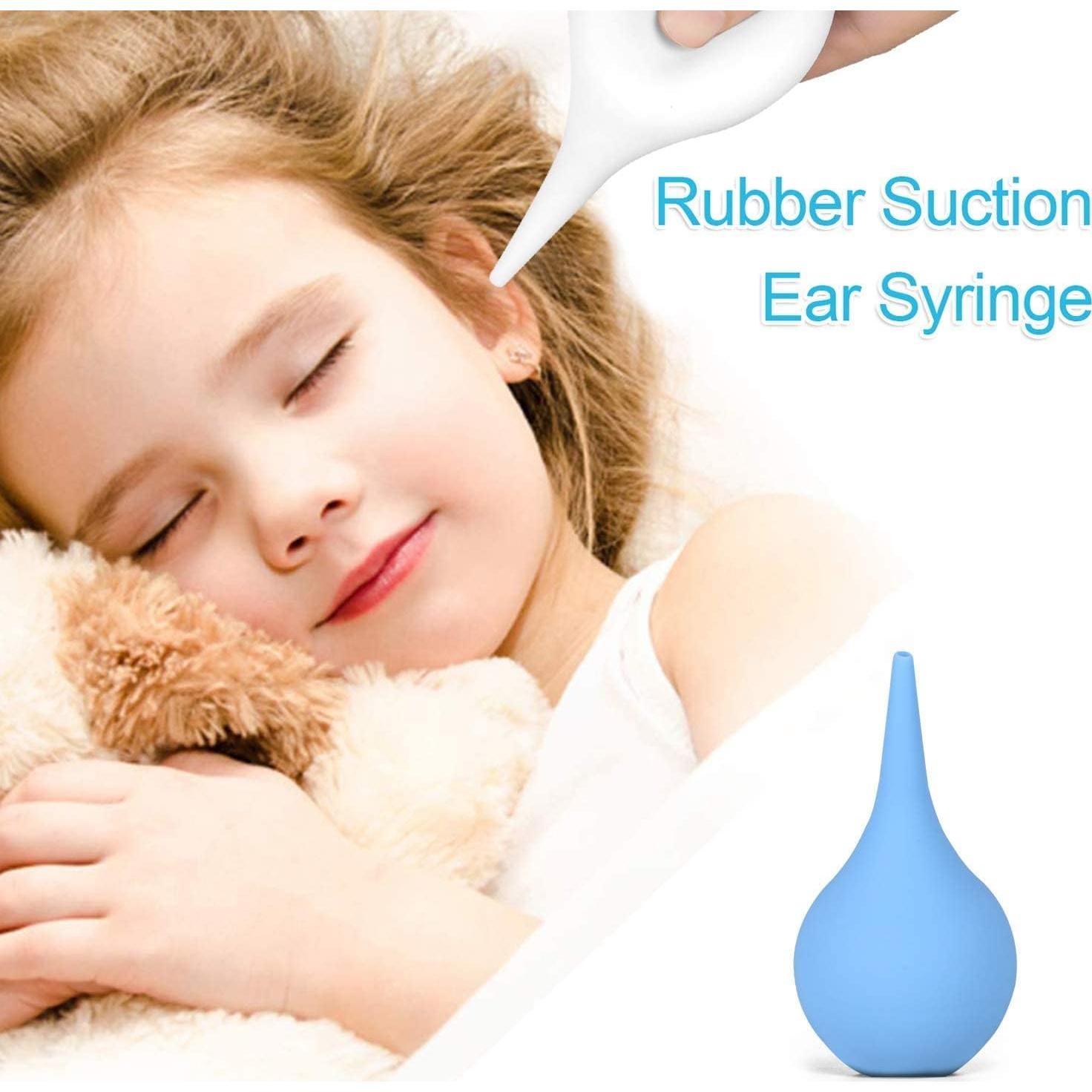 Paquete de 2 Jeringas de Oído Romeda 60ml de Goma Antideslizante