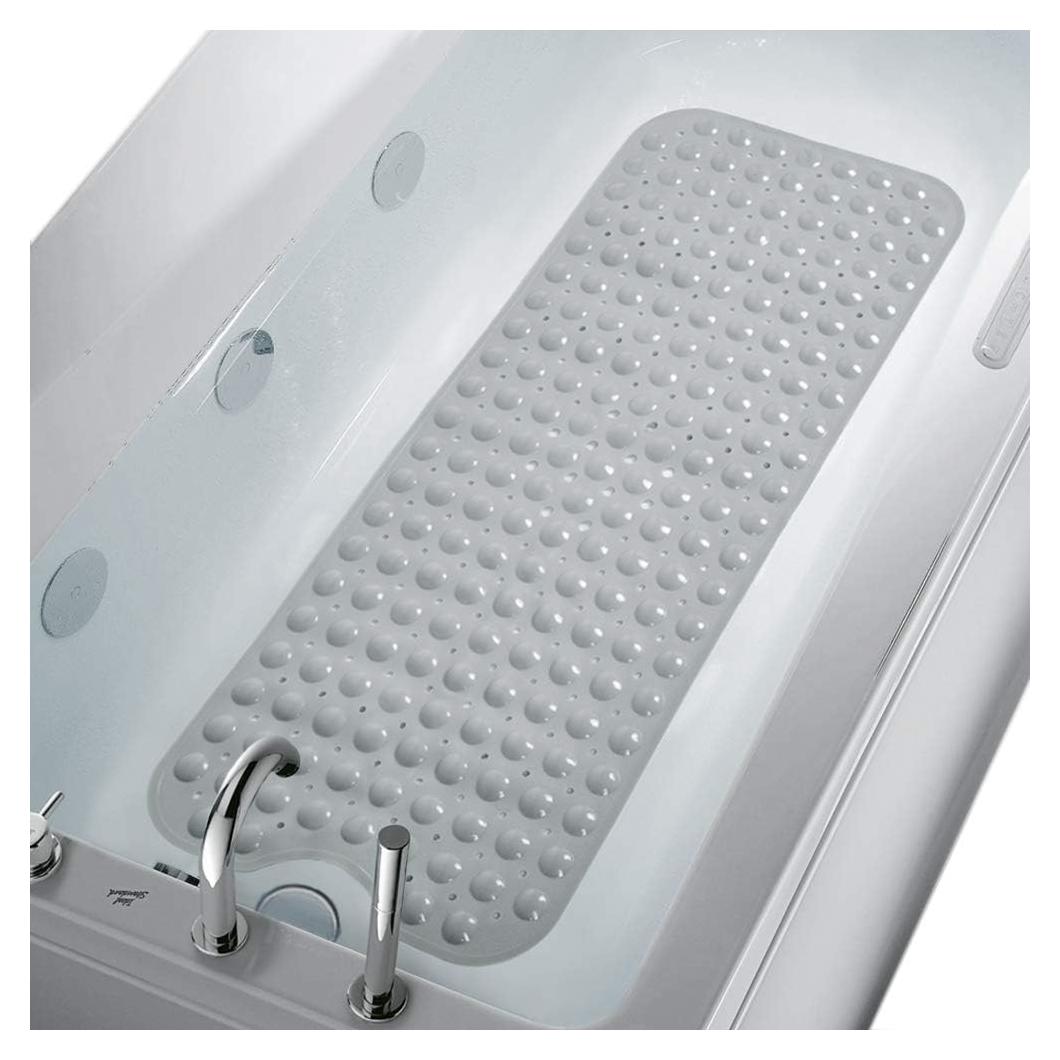 Alfombrilla de Baño Antideslizante COMUSTER 99x40.6cm Gris