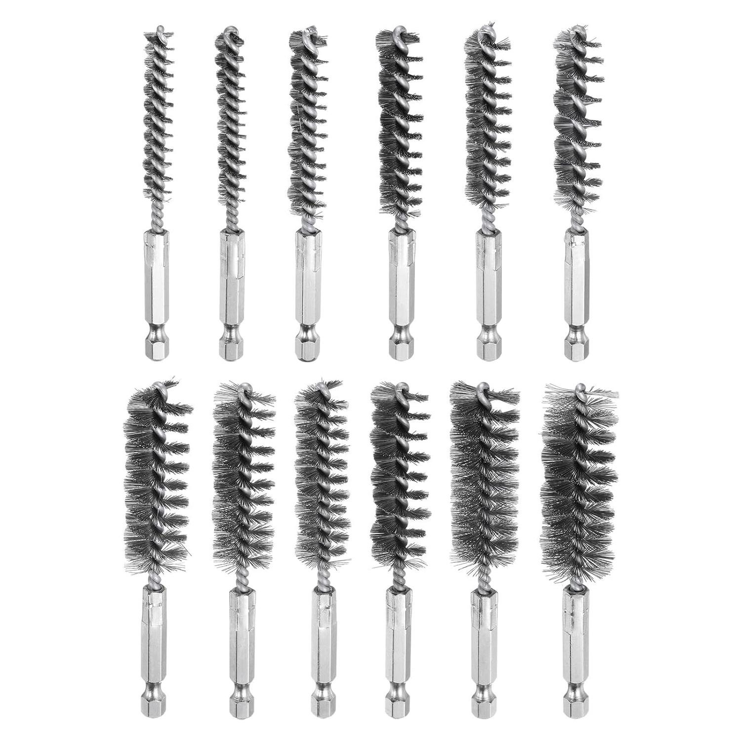 Juego de Cepillos de Agujero HARFINGTON 12 Piezas Acero Inoxidable