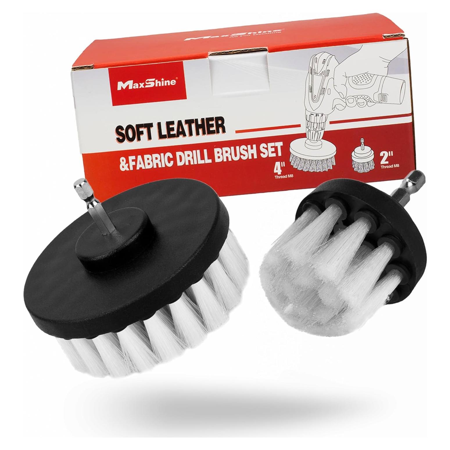 Juego de Cepillos de Taladro Maxshine 2" y 4" Suaves