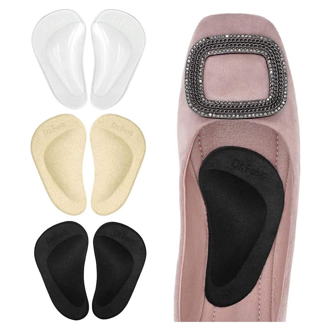 Inserts para zapatos Dr. Foot con soporte de arco - Gel PU - Alivio dolor