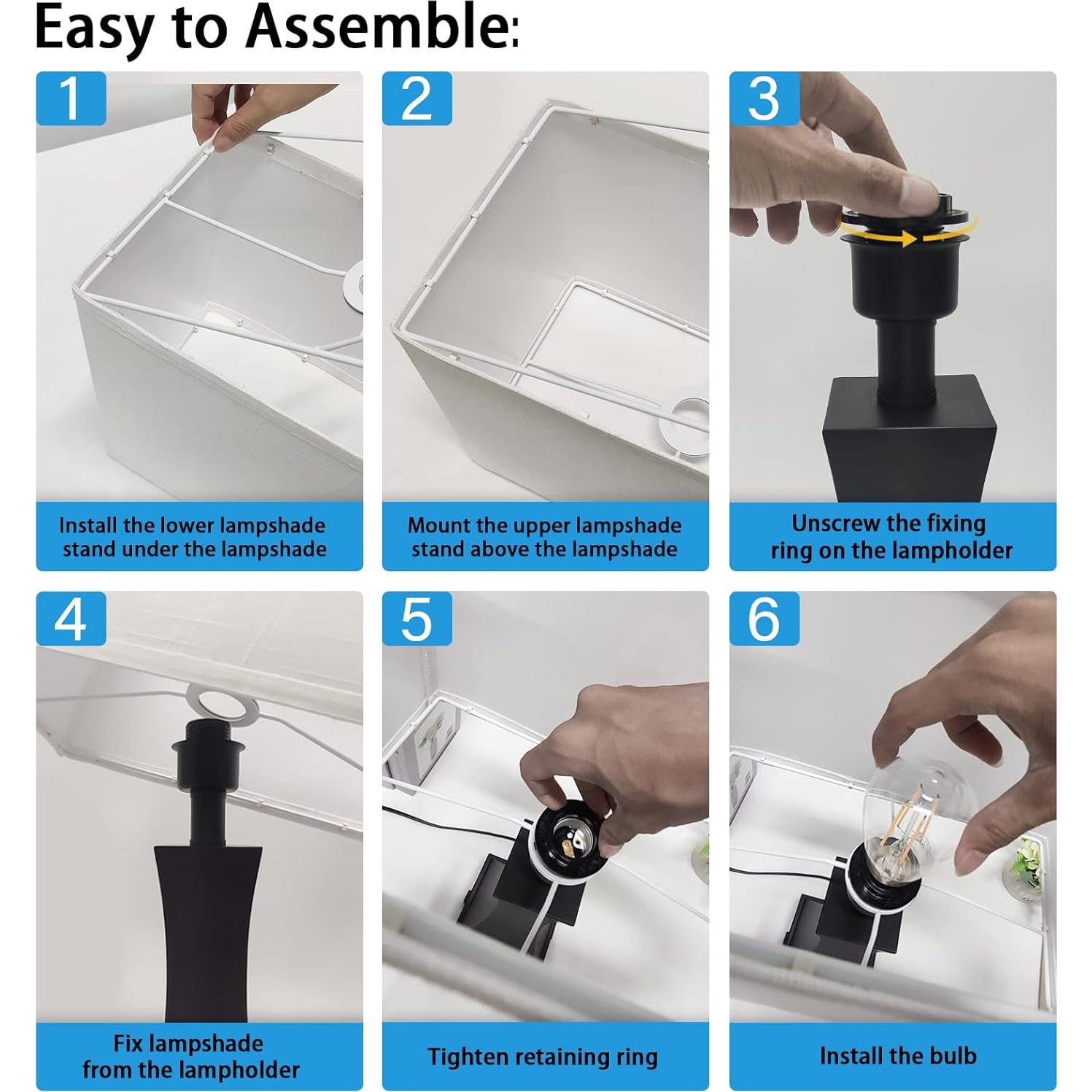 Lámpara de Mesa Táctil Dimmable OYedis 54.86 cm USB Tipo C