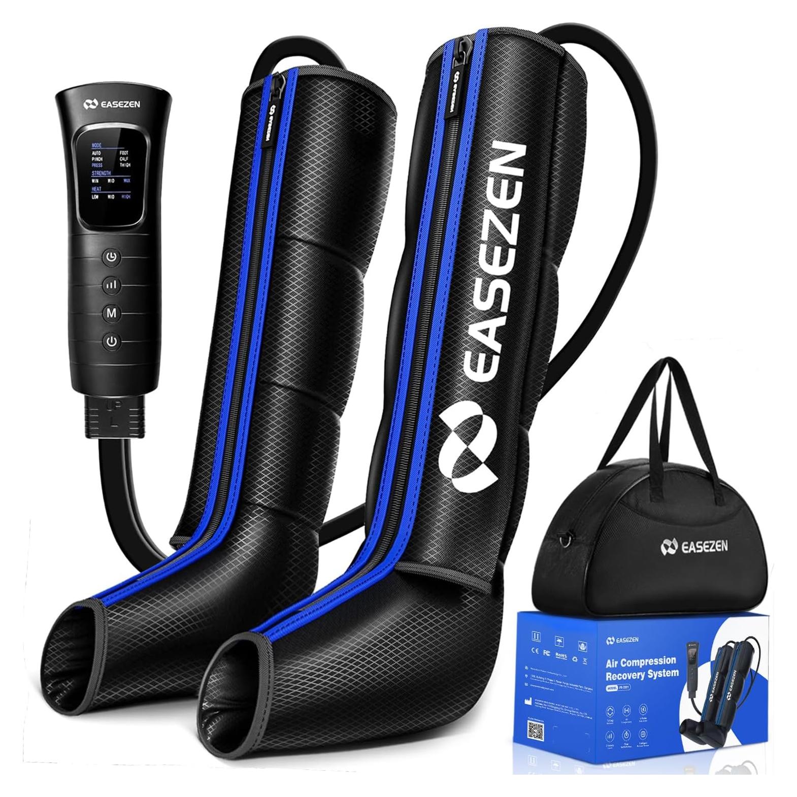 Masajeador de Compresión de Piernas EaseZen FE-7204B 6 Modos