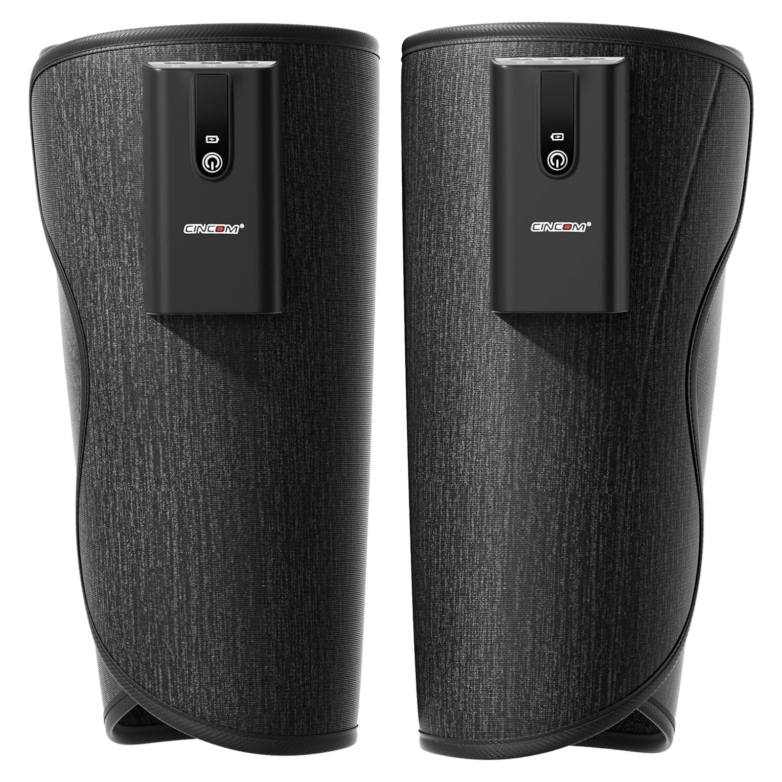 Masajeador de Piernas CINCOM Inalámbrico con Calor y Compresión