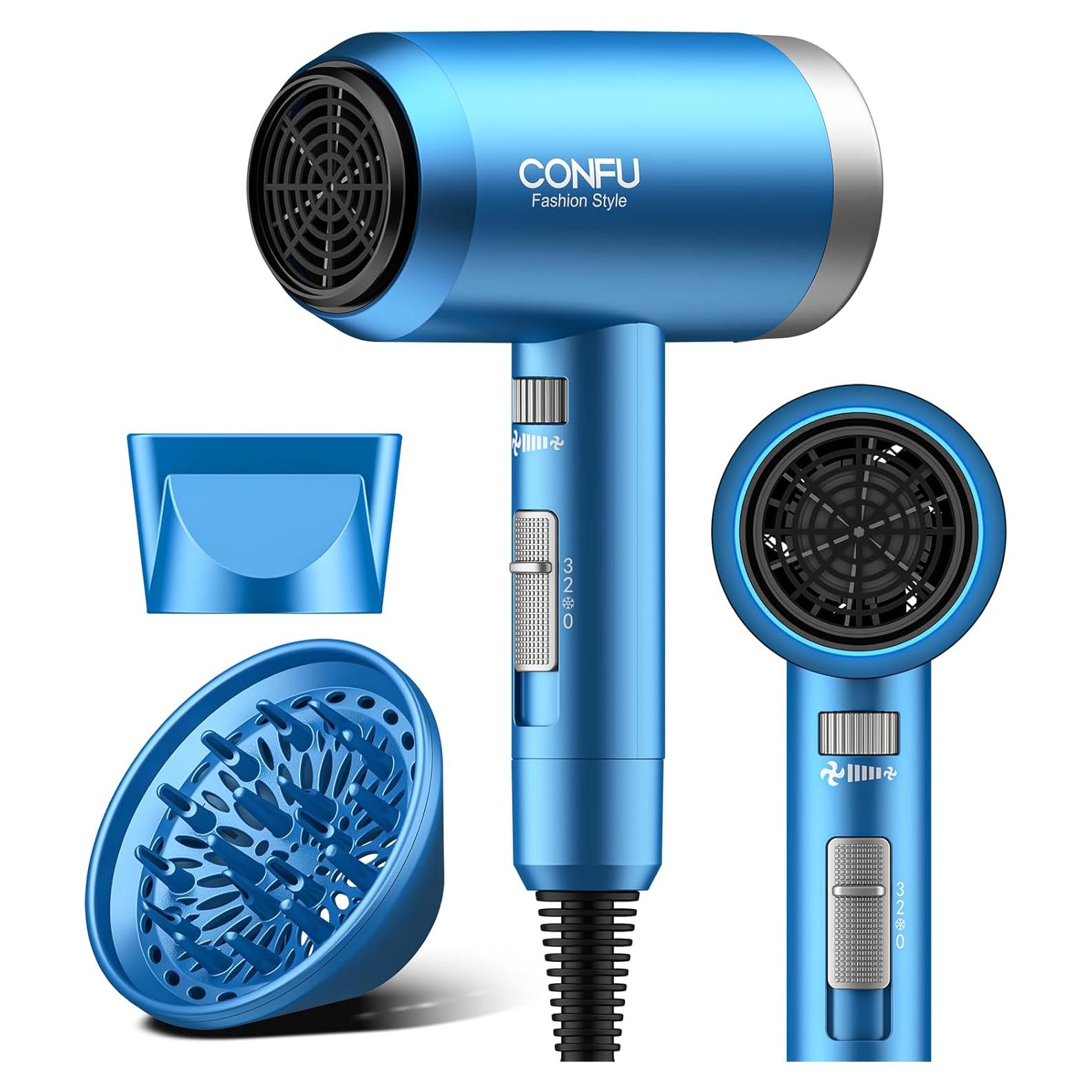 Secador de Pelo Profesional CONFU KF-3127 1600W con Difusor