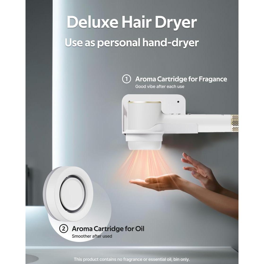 Secador de Pelo Profesional Mera MHDU Bi-Iónico 2 en 1 con Aromaterapia