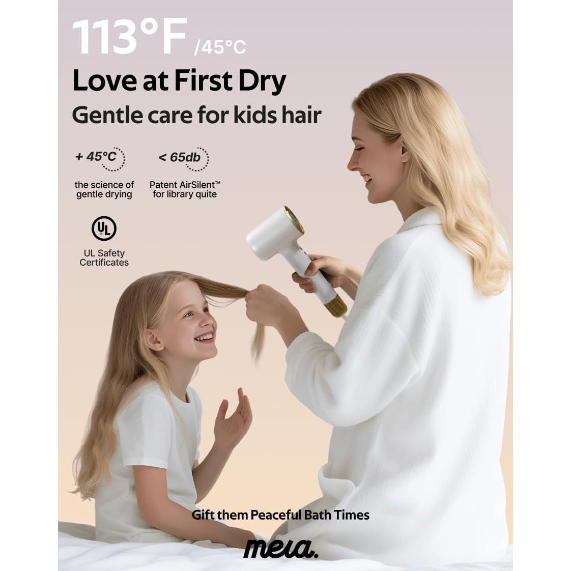 Secador de Pelo Profesional Mera MHDU Bi-Iónico 2 en 1 con Aromaterapia