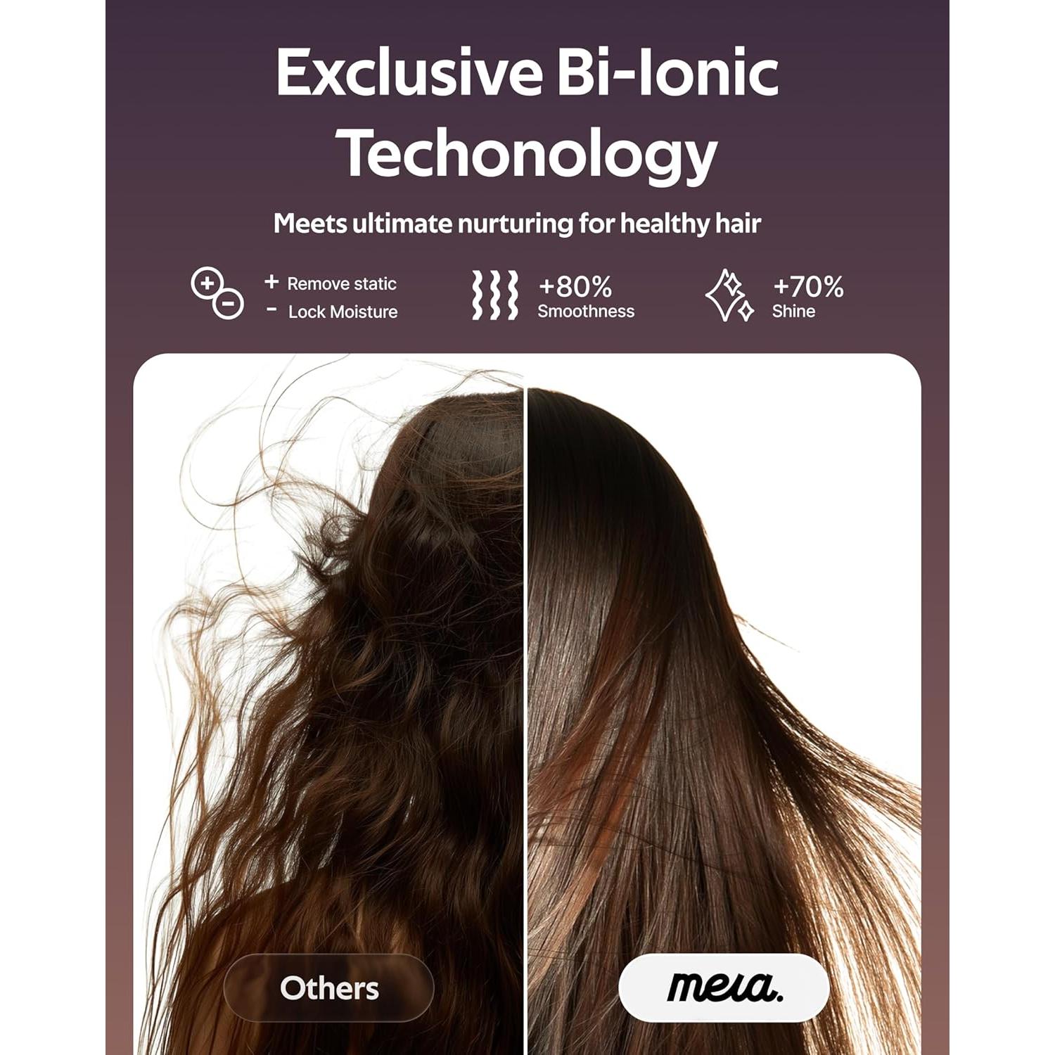 Secador de Pelo Profesional Mera MHDU Bi-Iónico 2 en 1 con Aromaterapia