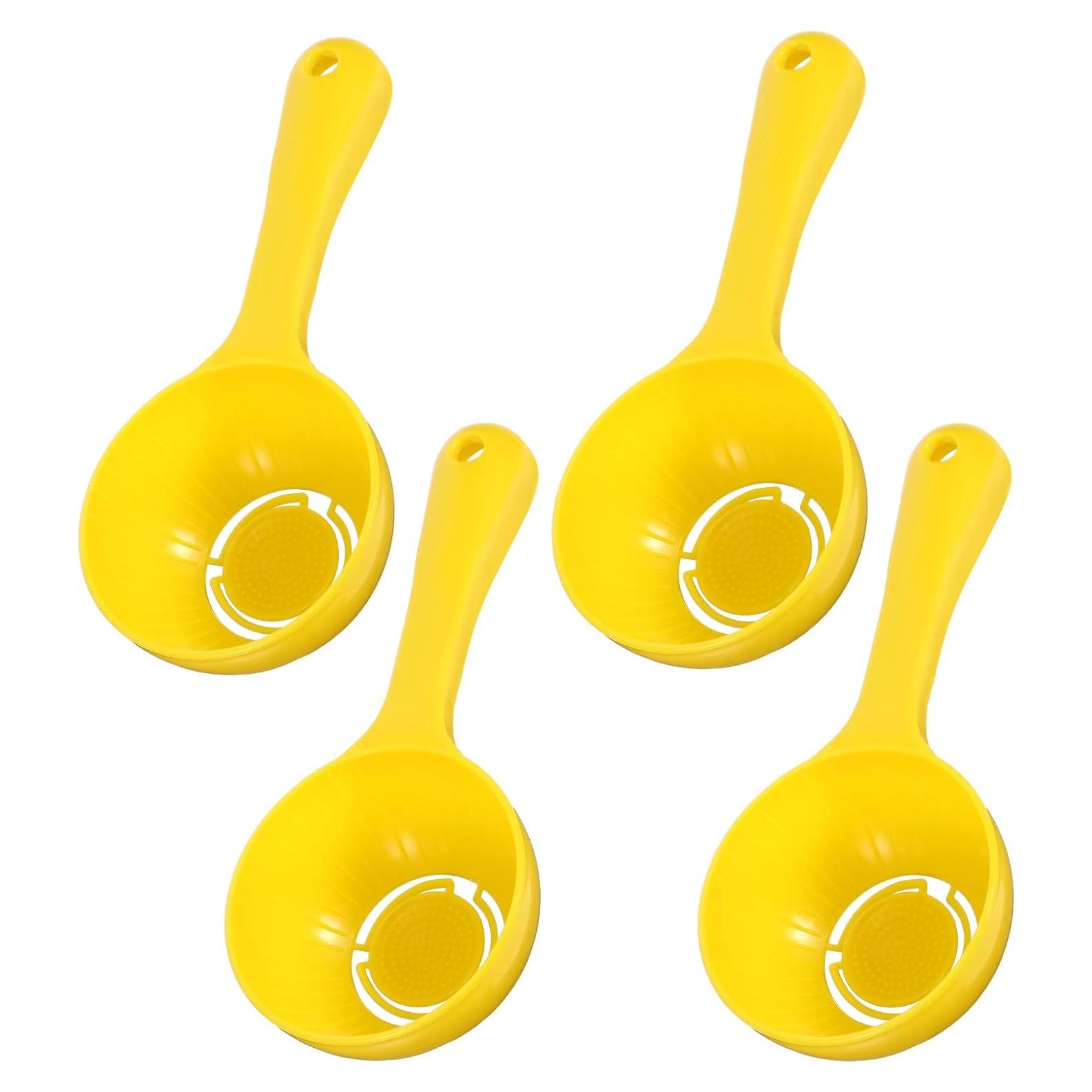 Molde de Cuchara de Arroz Gjinxi 4 Piezas Amarillo Antiadherente