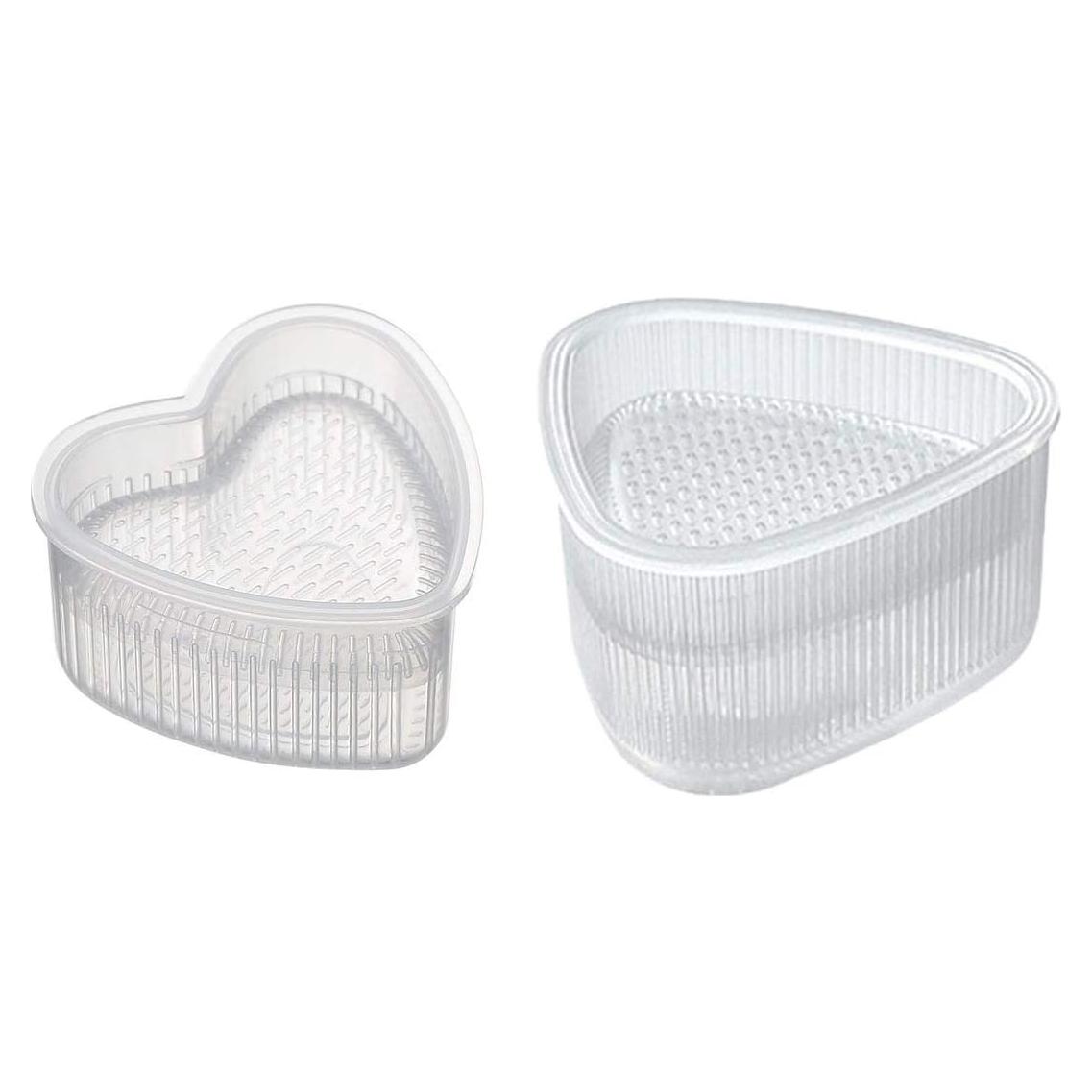 Molde de Sushi PZRT 2 Piezas - Corazón y Triángulo