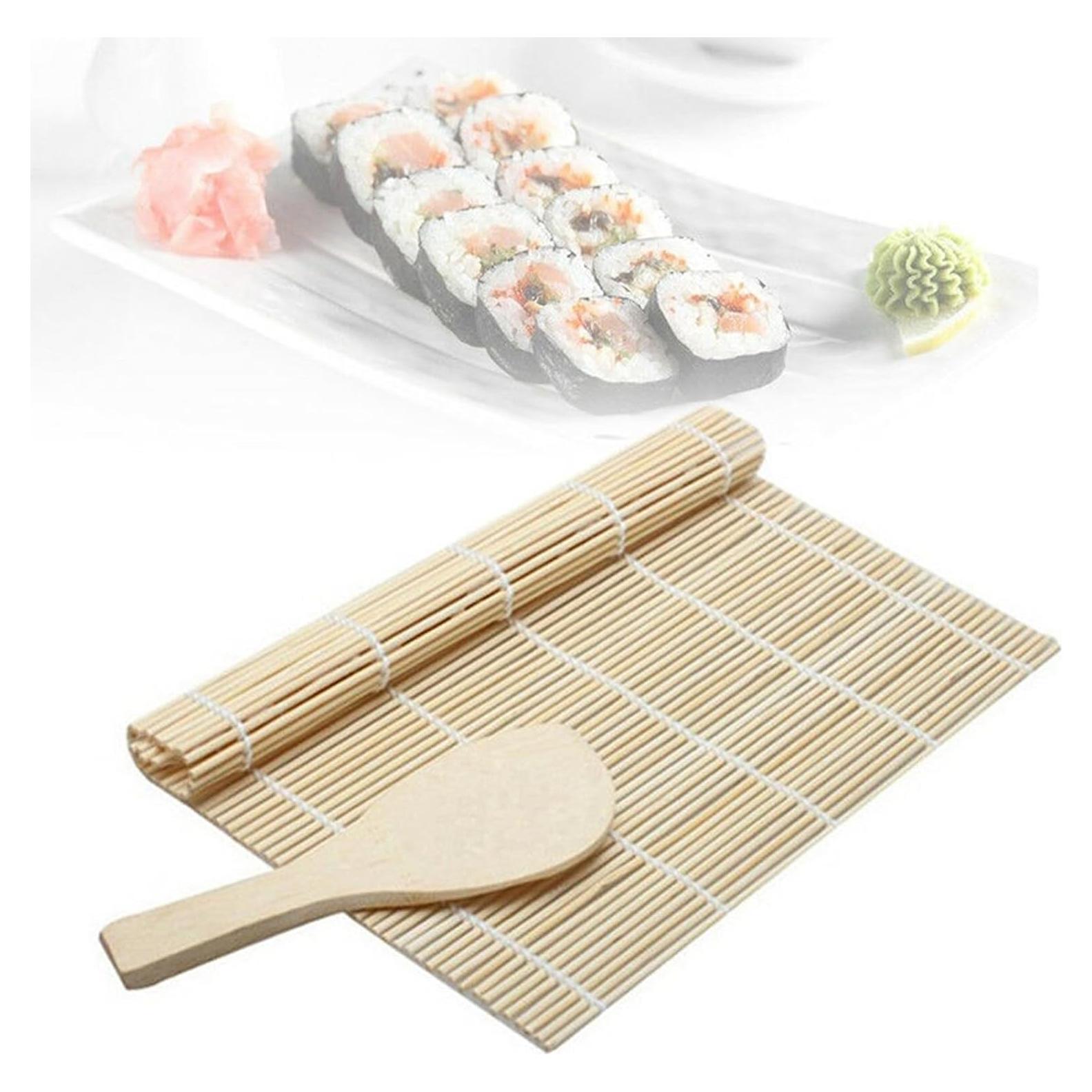 Kit de Hacer Sushi Hganxiu - Estera de Bambú 24x24cm + Pala 14x5cm
