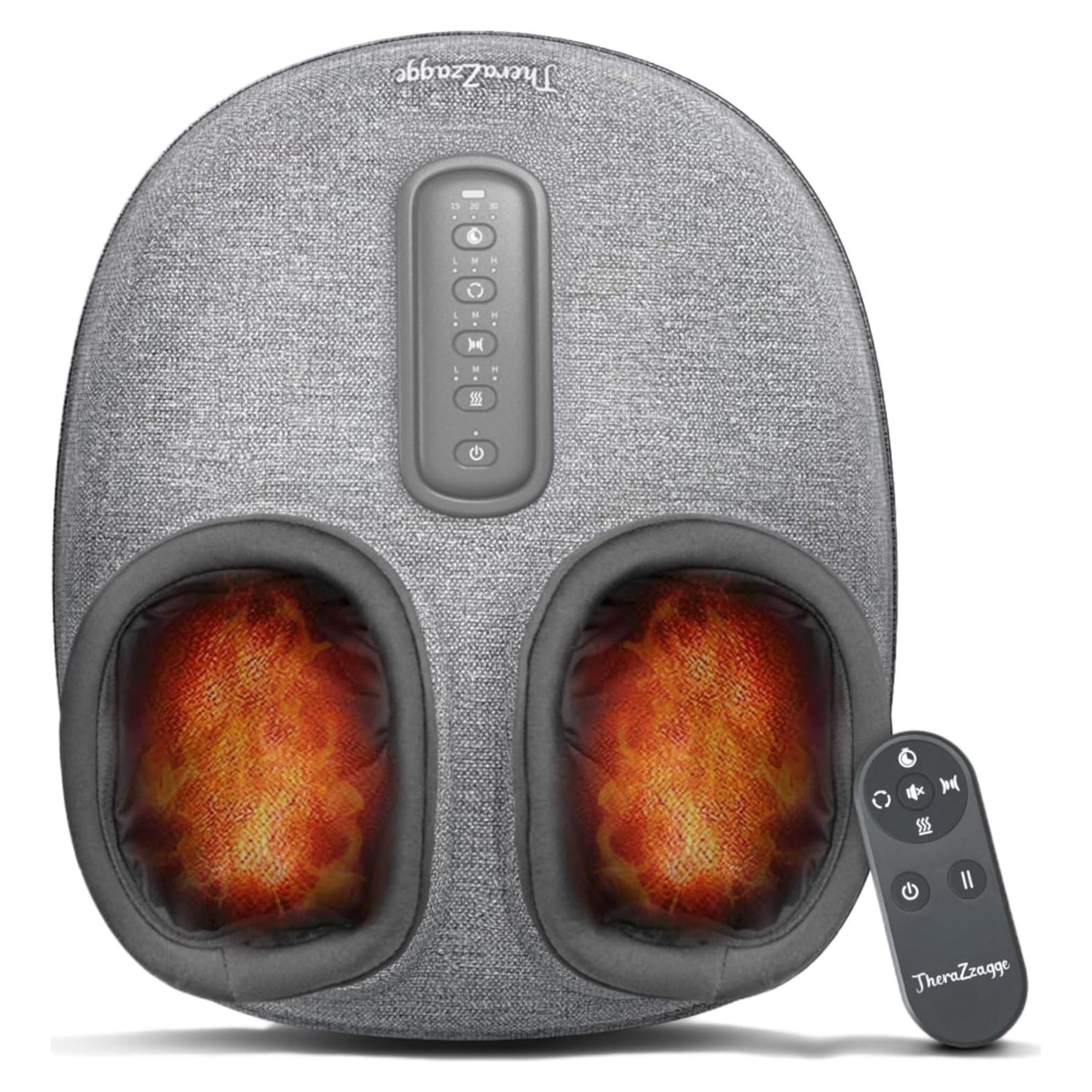 Masajeador de pies THERAZZAGGE TZ-E425 con calor y compresión