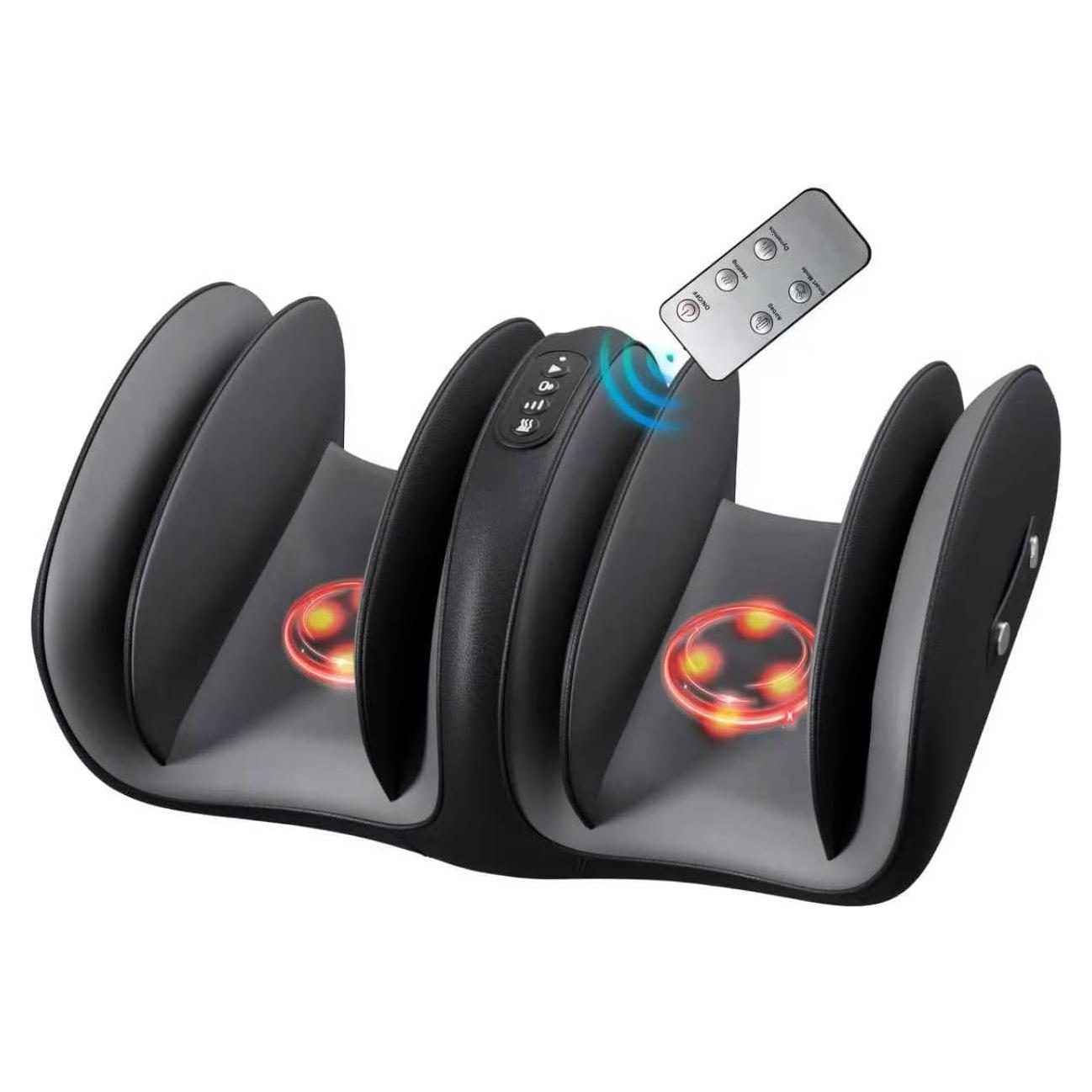 Masajeador de pies y pantorrillas OOAMBB con calor y control remoto