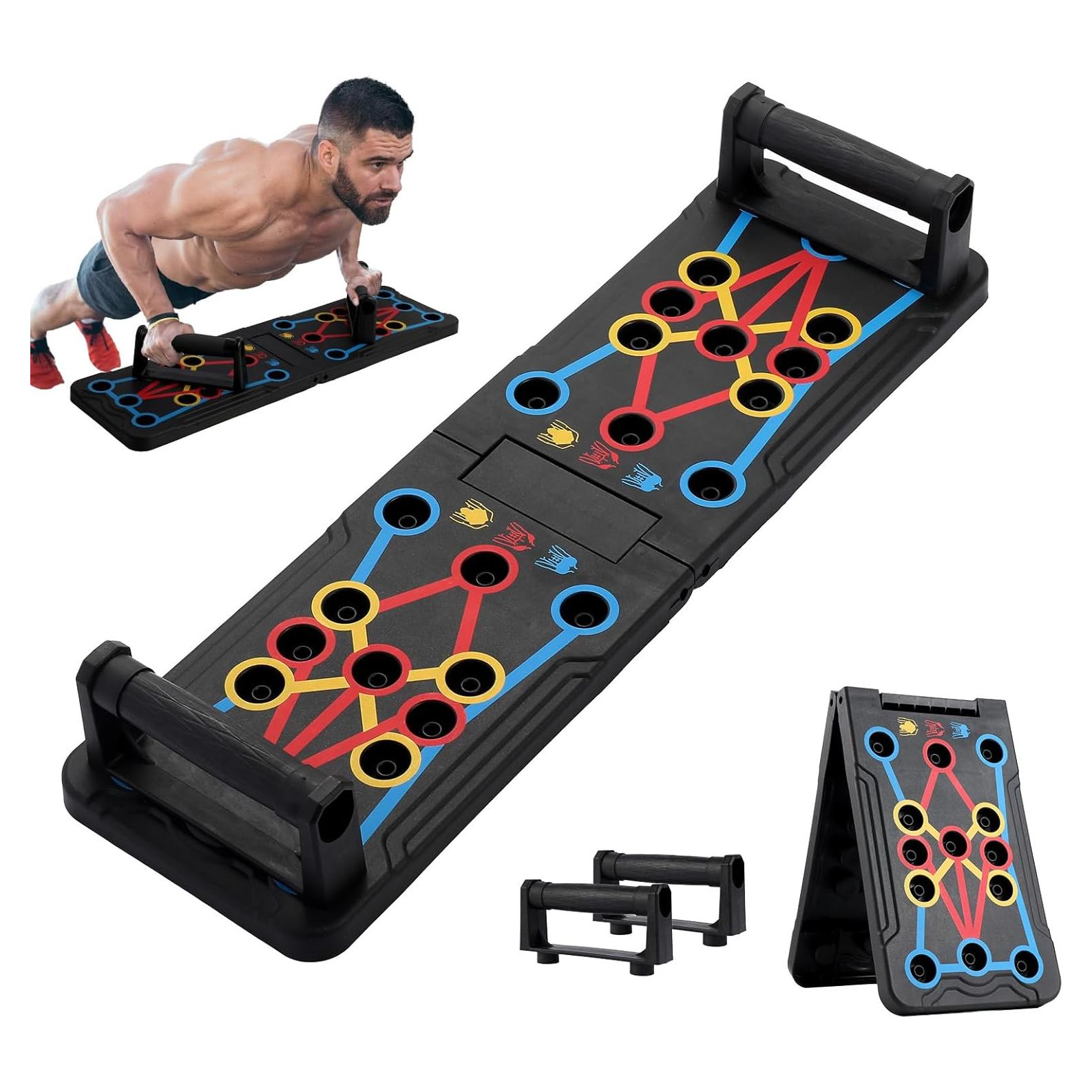 Tabla Plegable de Flexiones SKGNKLIG 15-en-1 para Entrenamiento