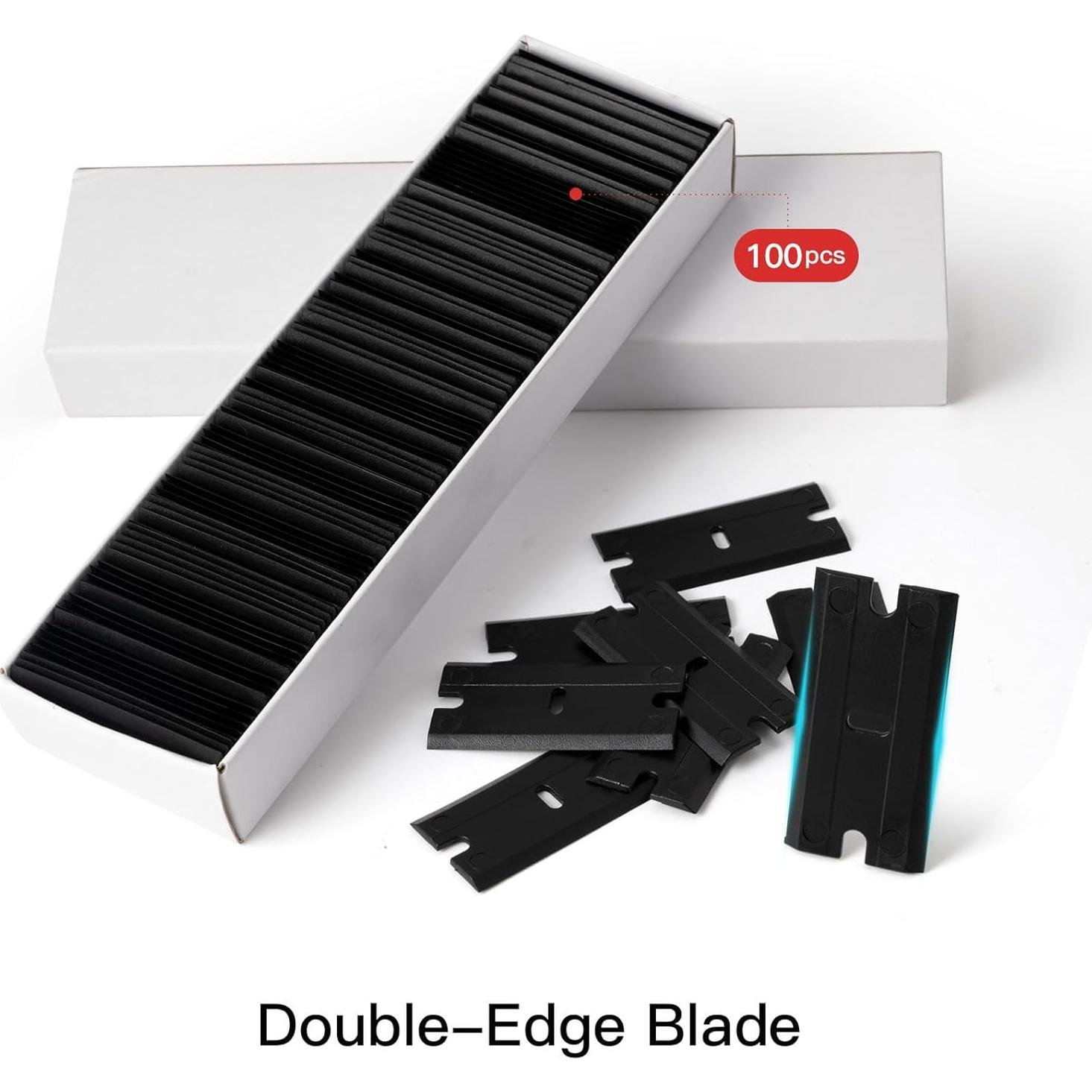 Raspador de Plástico NEWISHTOOL con 100 Cuchillas de Repuesto