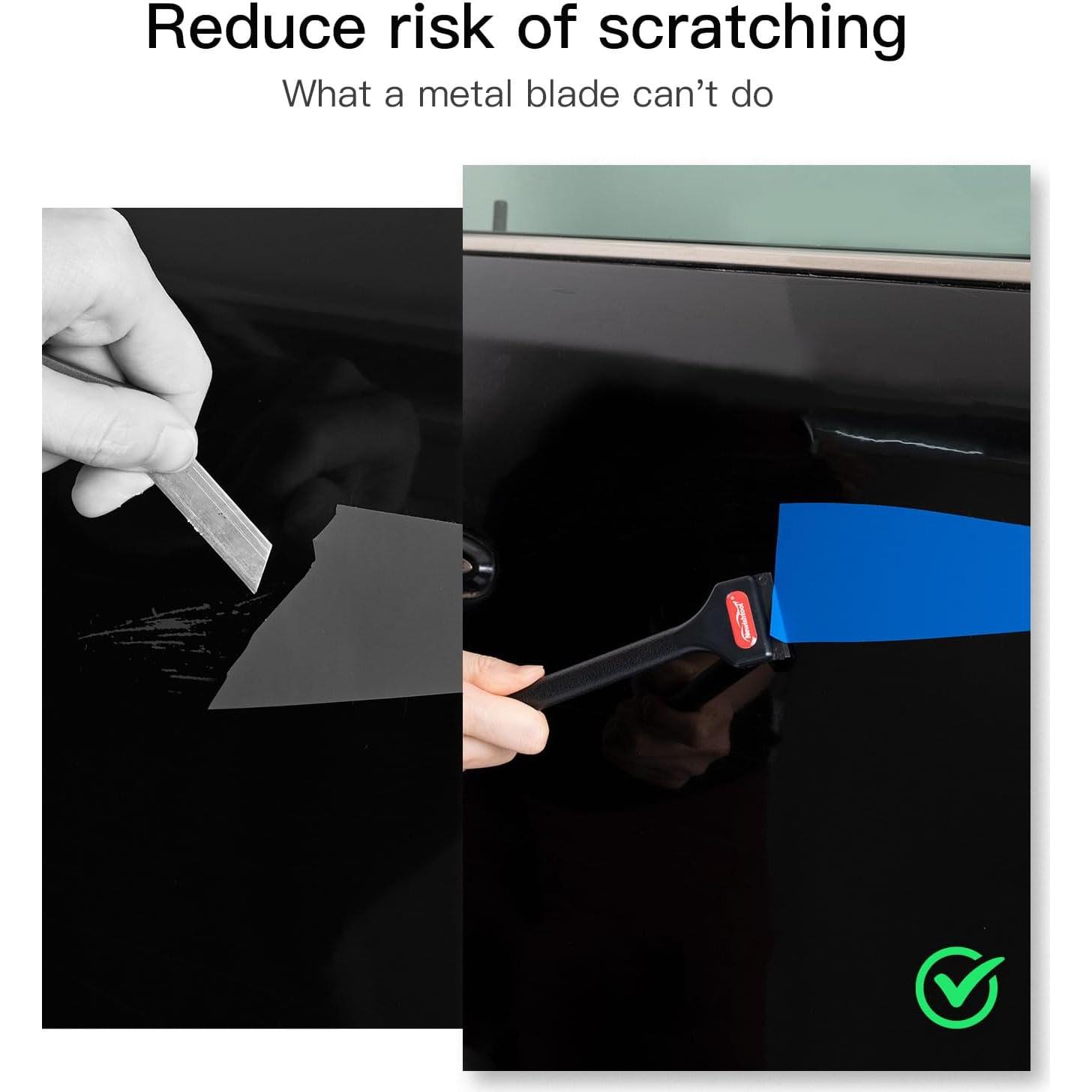 Raspador de Plástico NEWISHTOOL con 100 Cuchillas de Repuesto