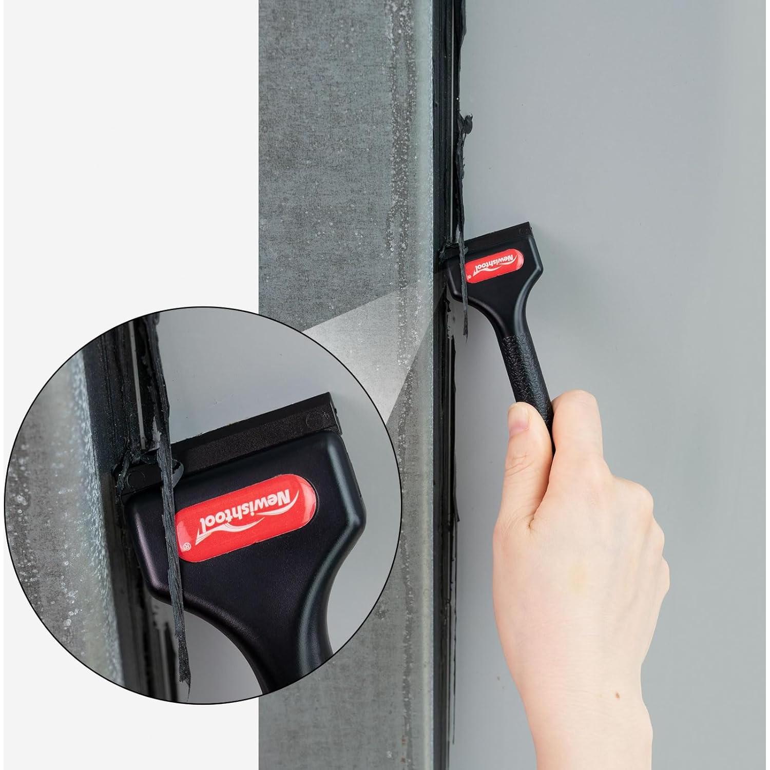 Raspador de Plástico NEWISHTOOL con 100 Cuchillas de Repuesto