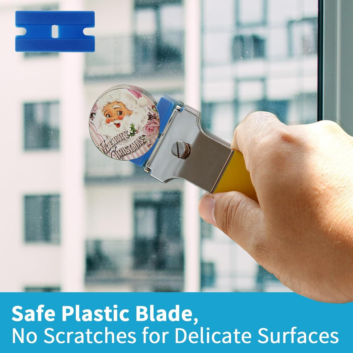 Juego de 2 Raspadores Rechabite con 20 Cuchillas para Limpieza