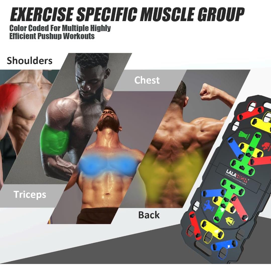 Tabla de Entrenamiento Plegable LALAHIGH para Flexiones 300kg