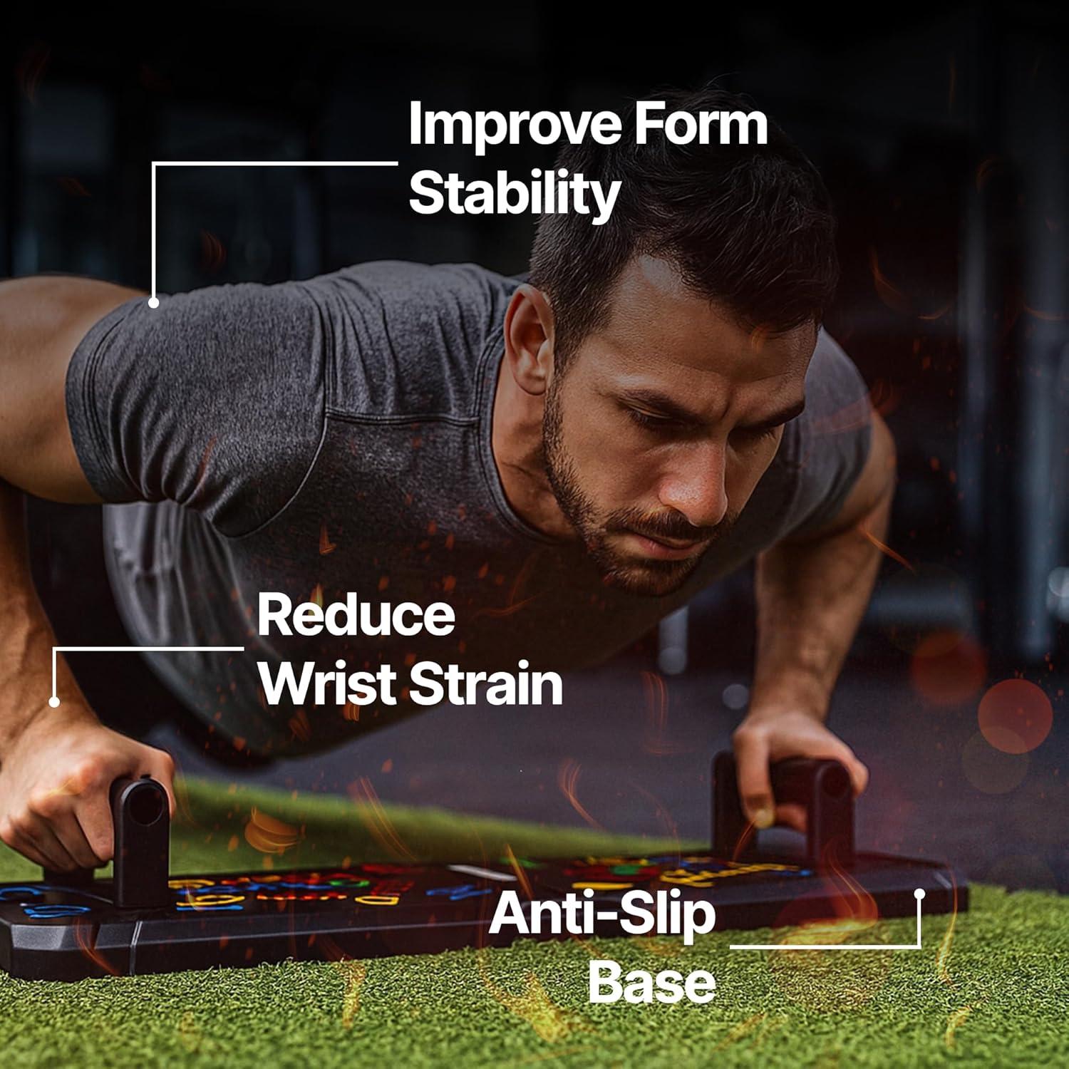 Tabla de Flexiones Swole Army Plegable 20 en 1 para Entrenamiento