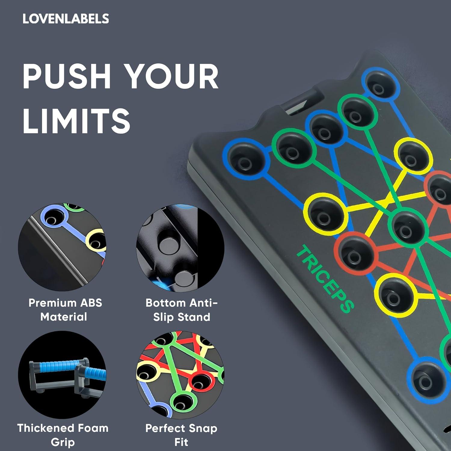 Tabla de Flexiones Plegable LOVENLABELS - Entrenamiento en Casa