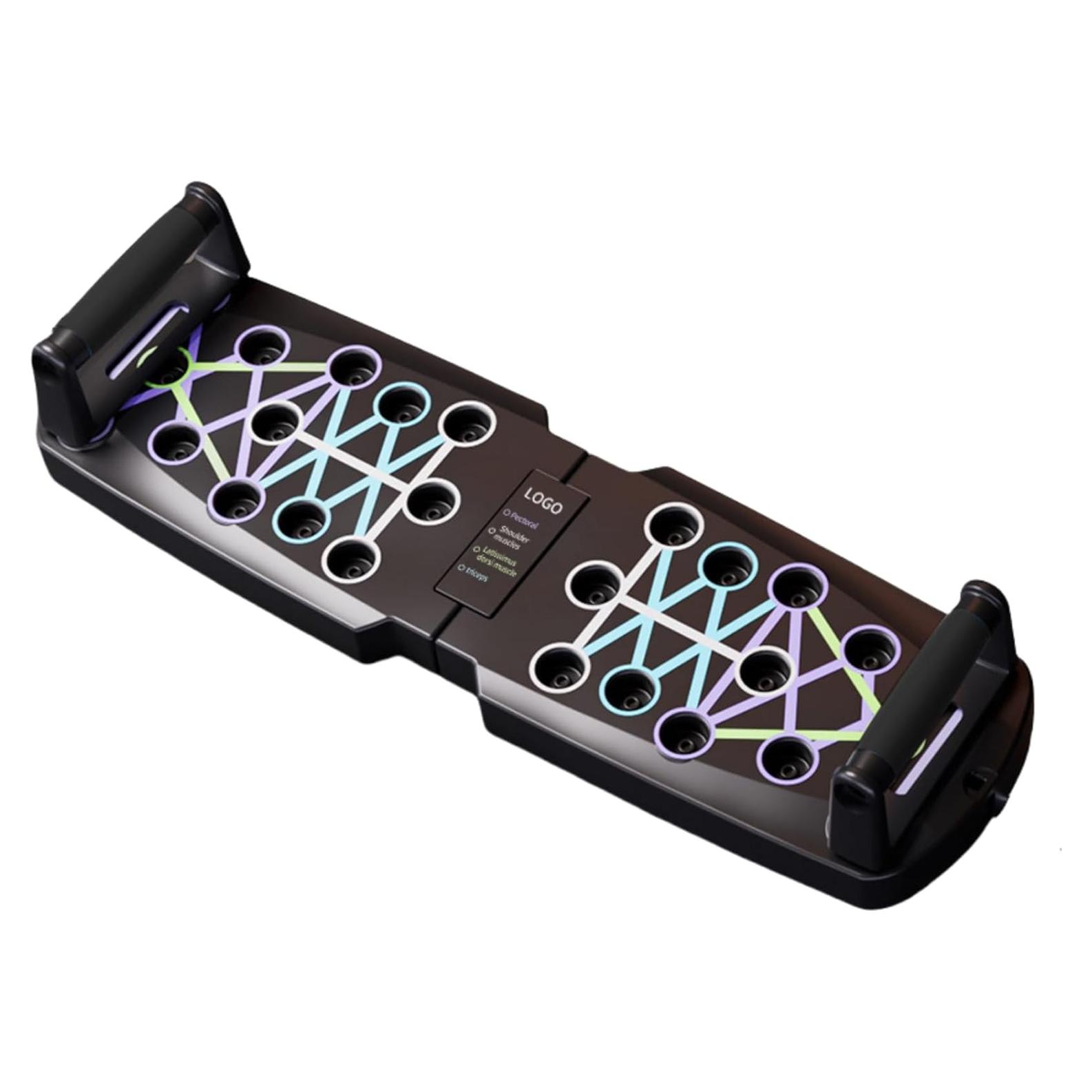 Soporte para Flexiones Boinesnaw Plegable y Ajustable Fitness