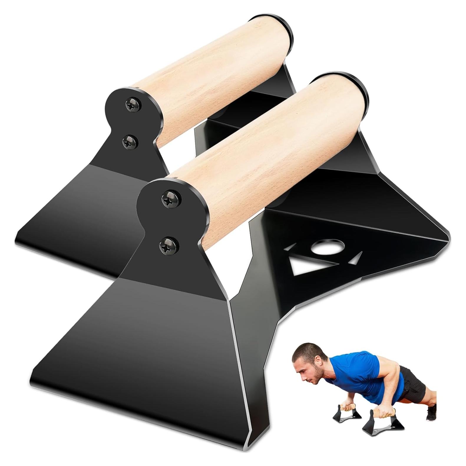 Parallettes Rolitwils de Acero y Madera para Calistenia 250kg