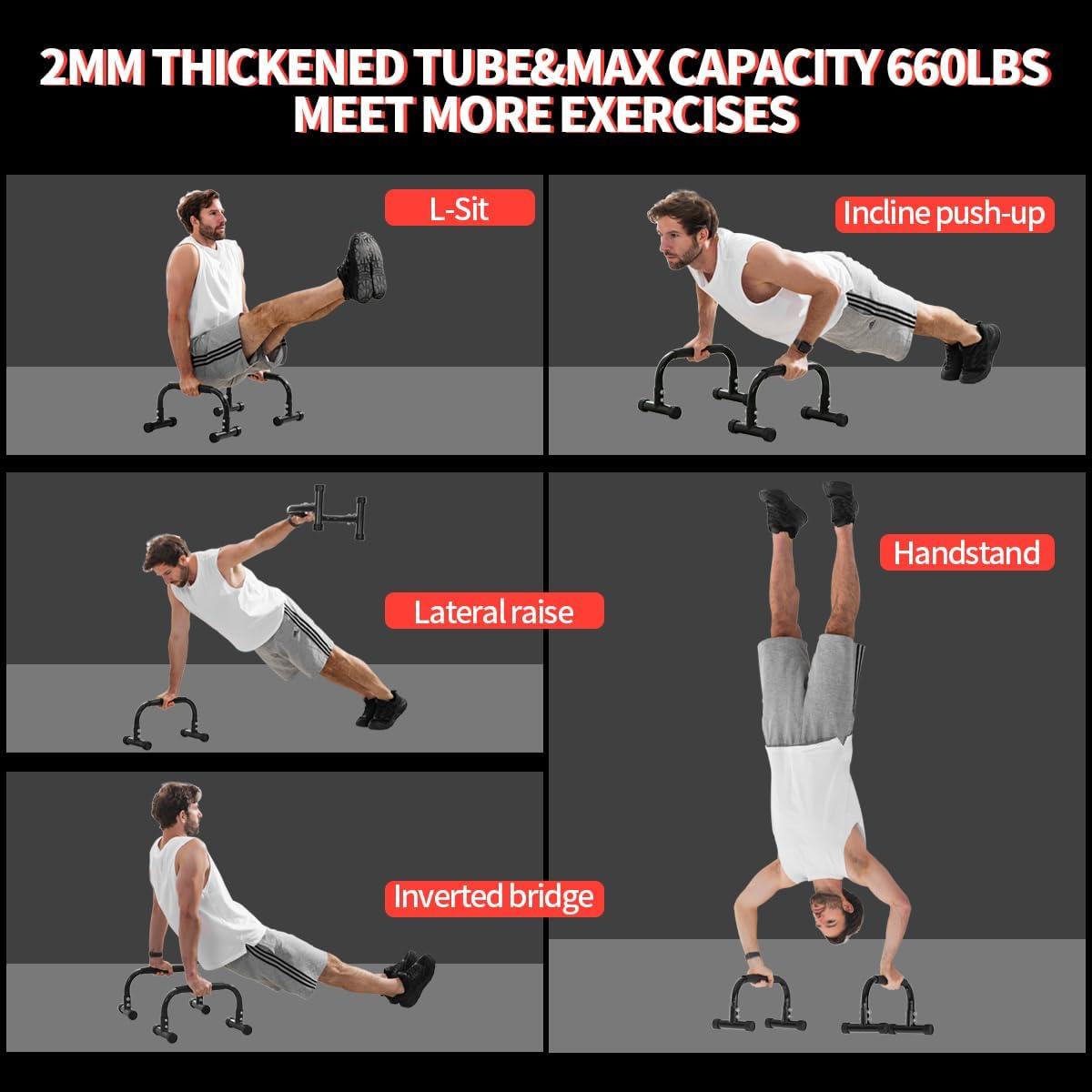 Barra de Flexiones Teclor Alta Resistencia 299.4kg Portátil
