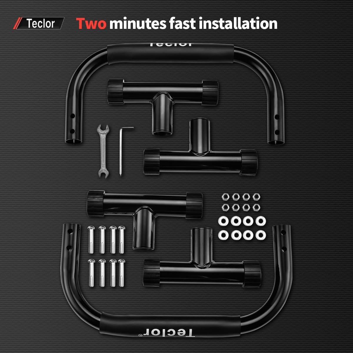 Barra de Flexiones Teclor Alta Resistencia 299.4kg Portátil