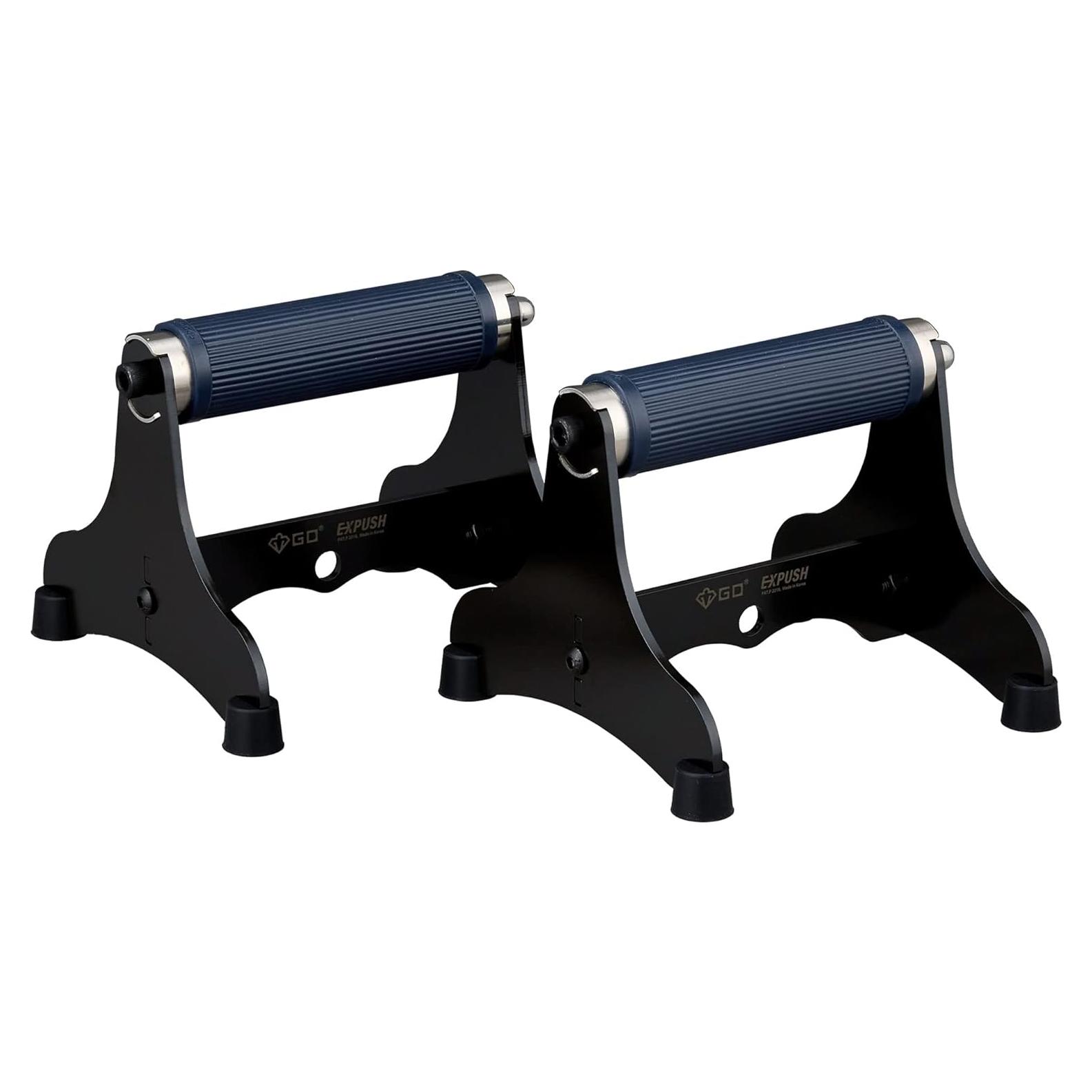 Barras de Flexiones Antideslizantes GD EXPUSH Metal 2 Unidades