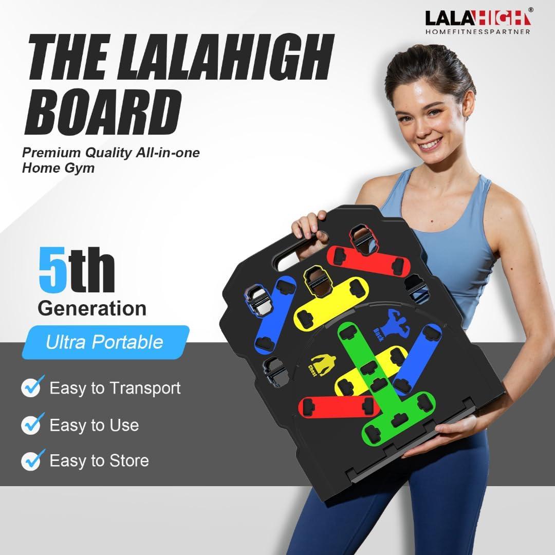 Tabla de Flexiones Multifuncional LALAHIGH con Mangos Antideslizantes