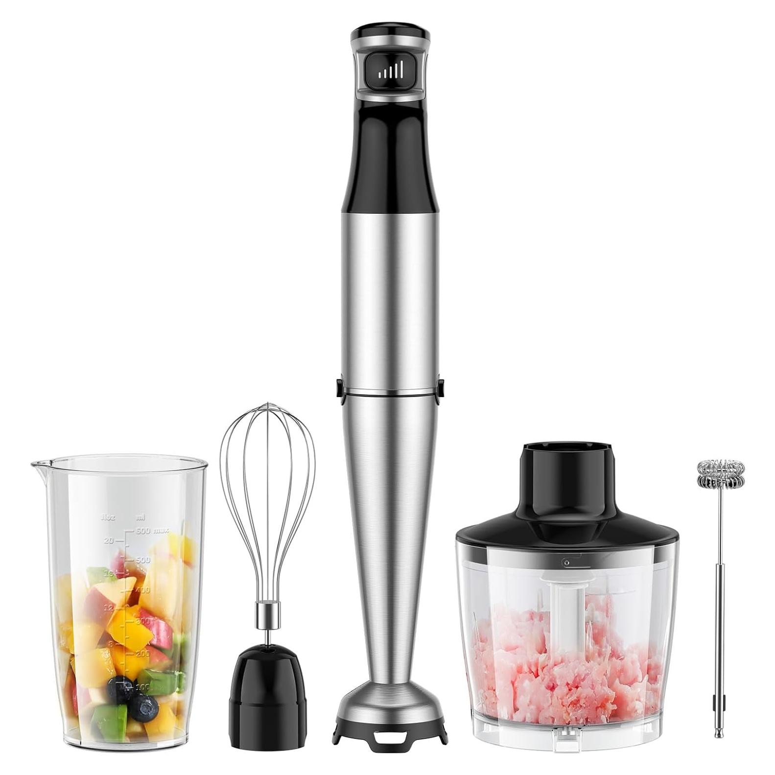 Batidora de Inmersión 5 en 1 Genérico 1100W Acero Inoxidable