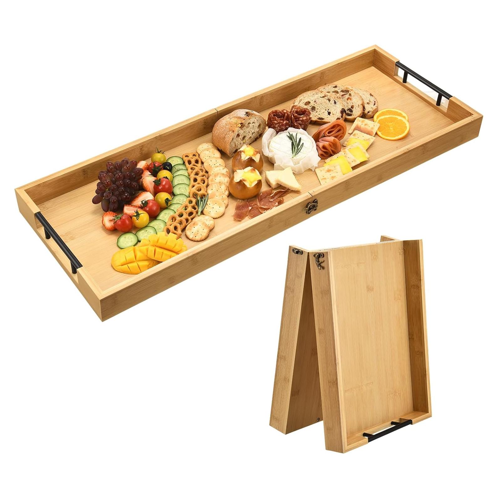 Tabla de Charcutería Plegable GLOKUUCA 81x30cm de Bambú