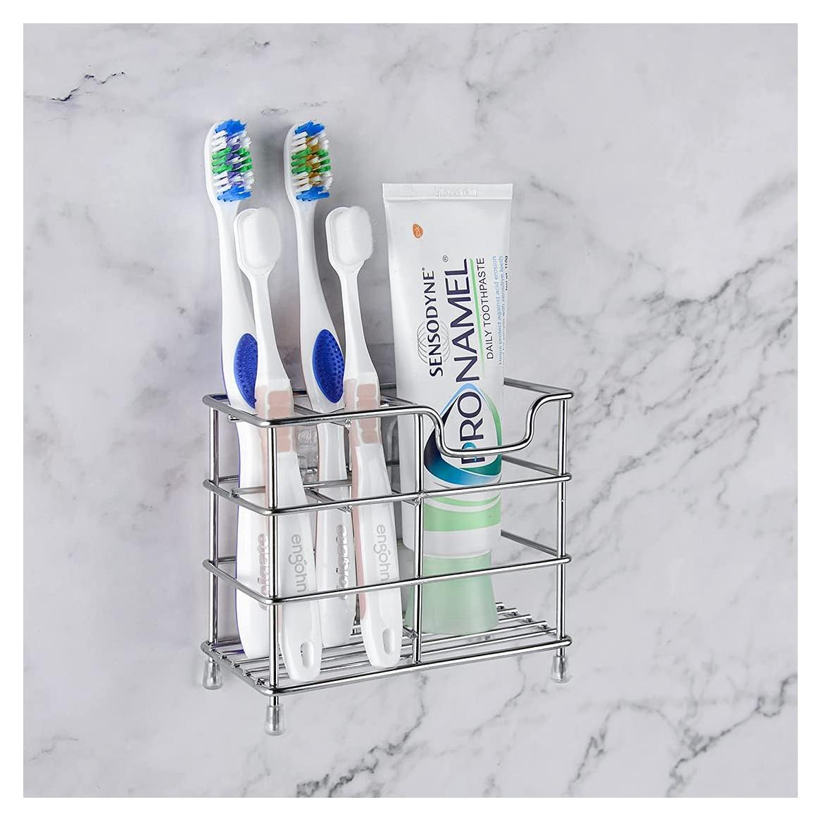 Soporte de Cepillos de Dientes Linkidea Acero Inoxidable 5 Compartimentos