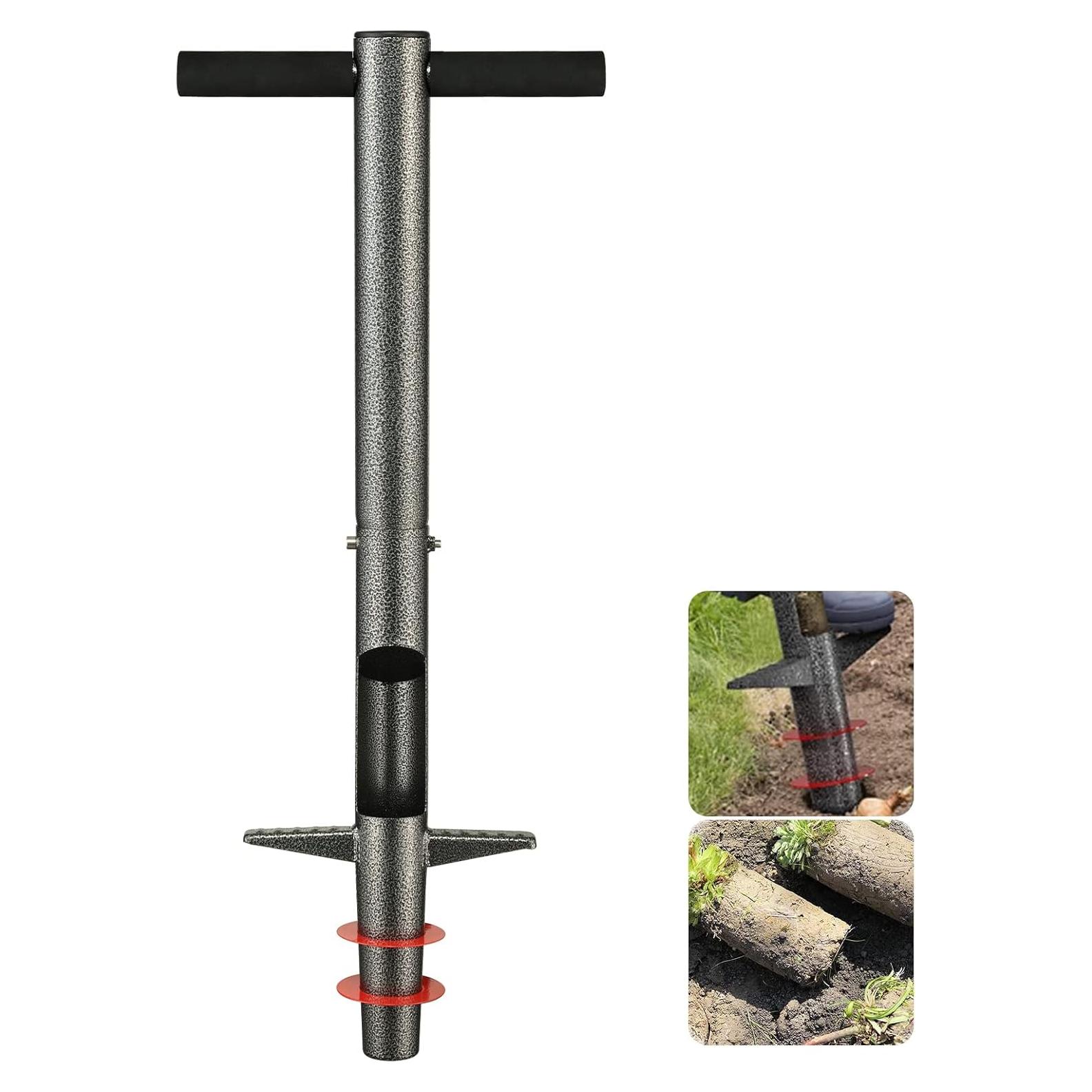 Planificador de Bulbos BsBsBest, Mango Largo 85.1 cm, Acero