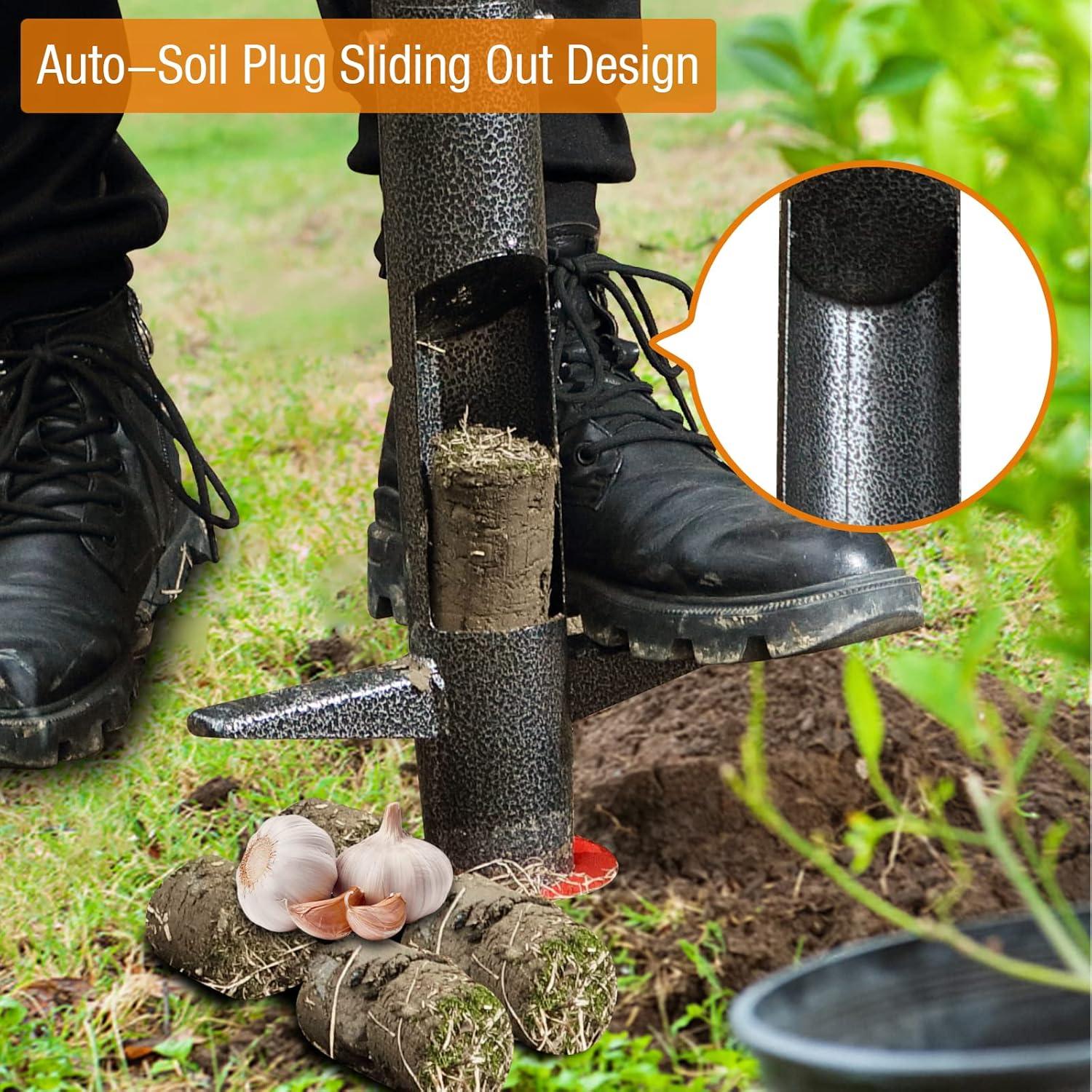 Planificador de Bulbos BsBsBest, Mango Largo 85.1 cm, Acero